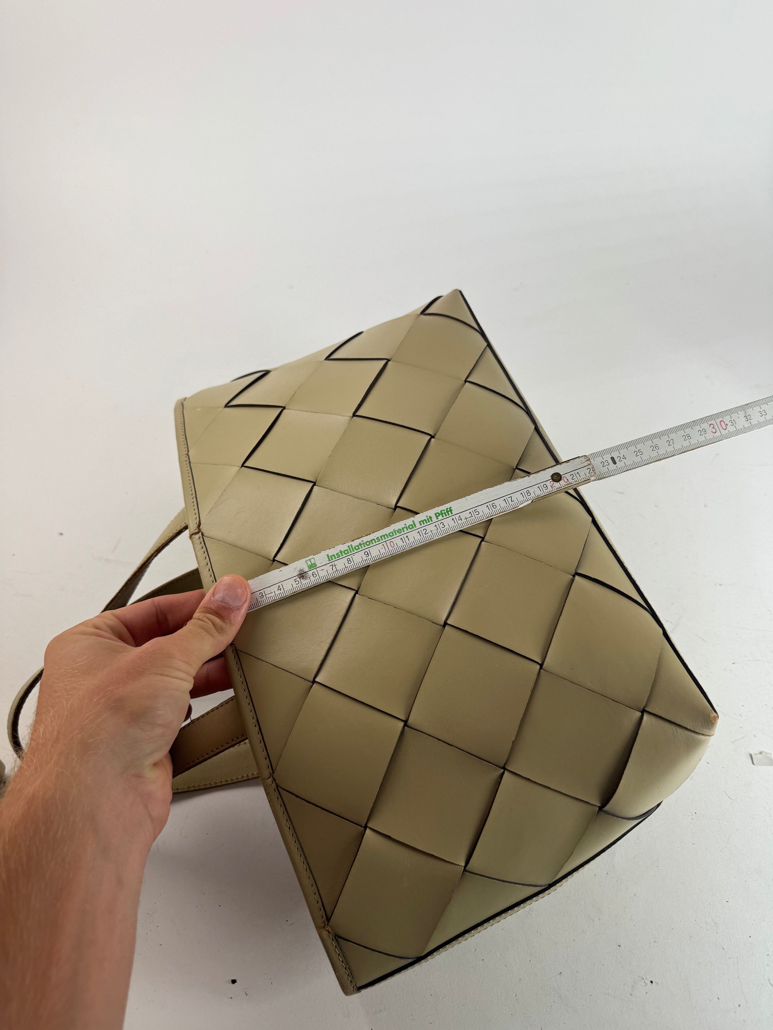 Issey Miyake Vintage Leather Bag beige Size ONE SIZE - 12 Thumbnail
