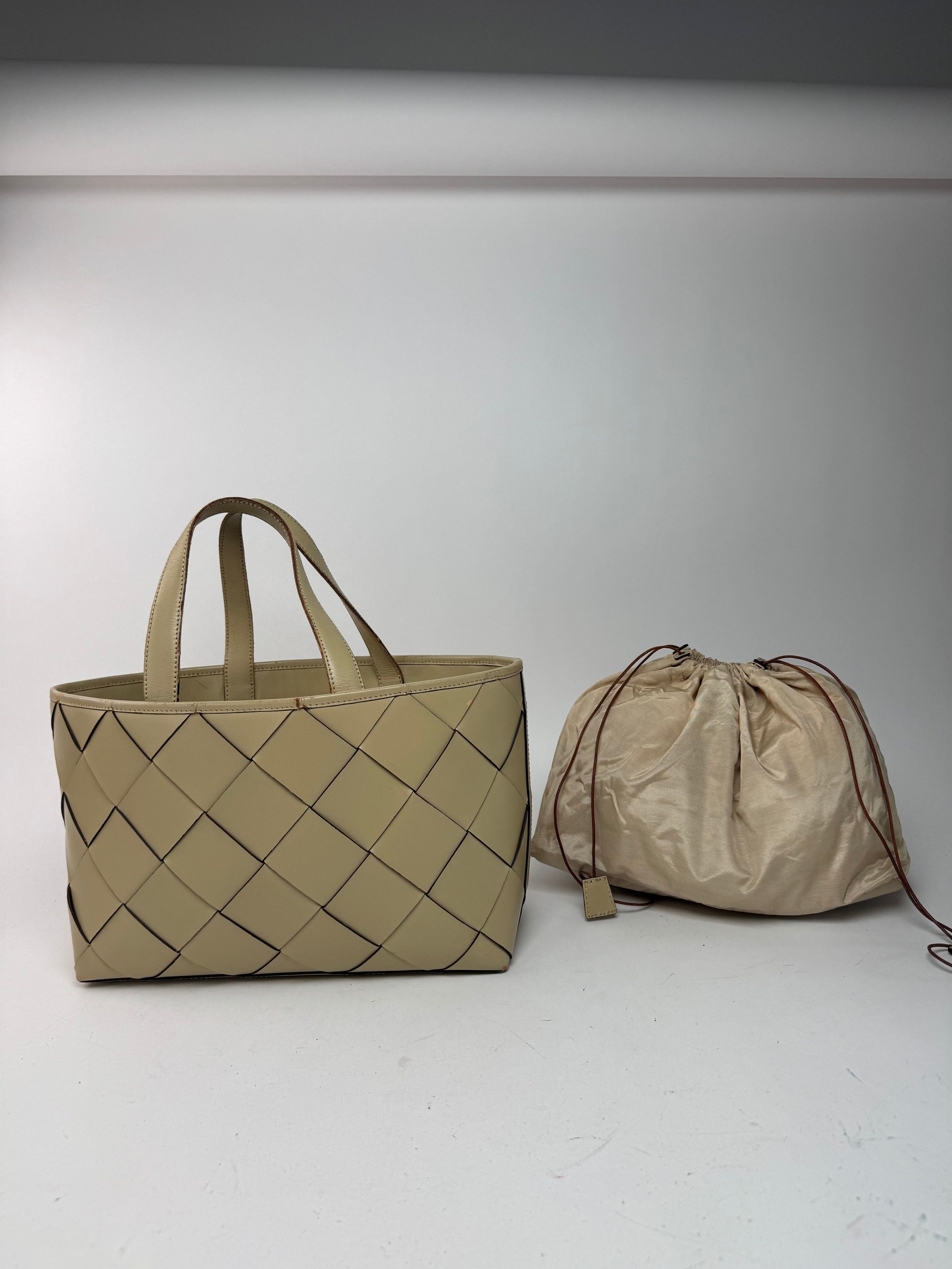 Issey Miyake Vintage Leather Bag beige Size ONE SIZE - 6 Thumbnail