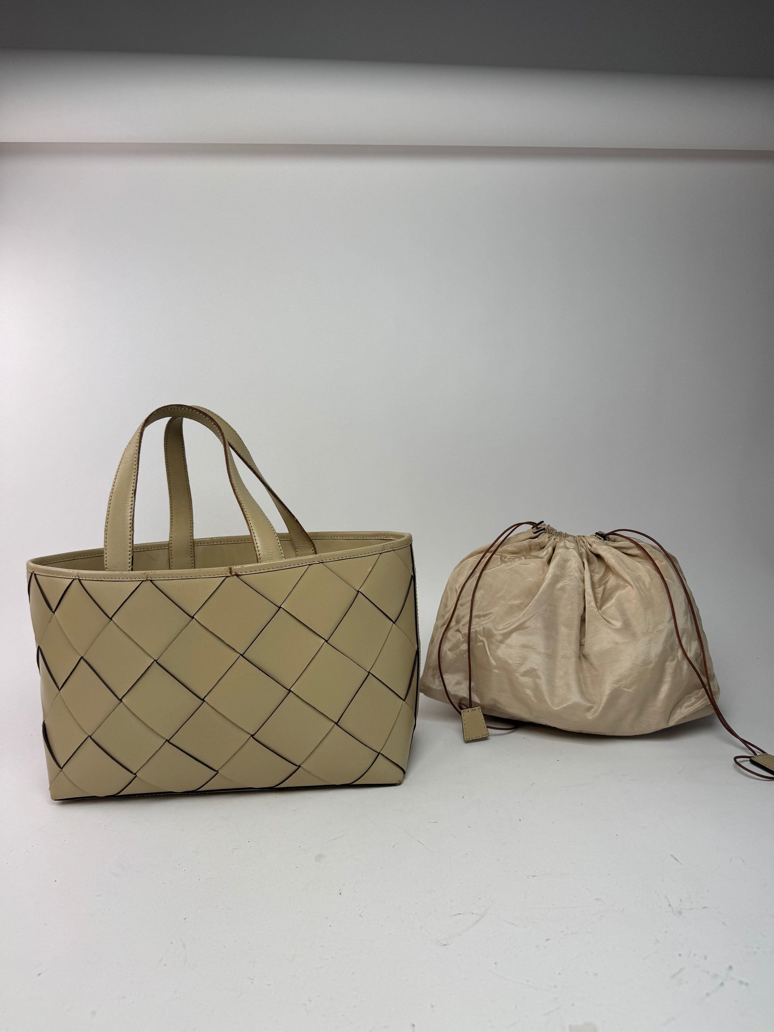 Issey Miyake Vintage Leather Bag beige Size ONE SIZE - 2 Thumbnail