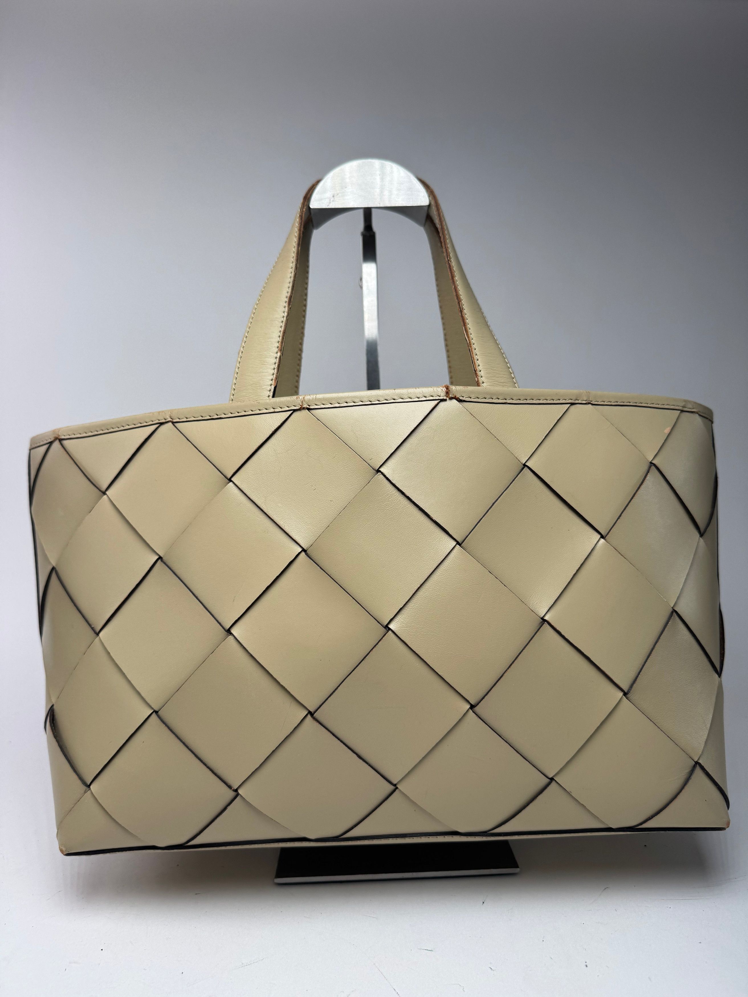 Issey Miyake Vintage Leather Bag beige Size ONE SIZE - 7 Thumbnail