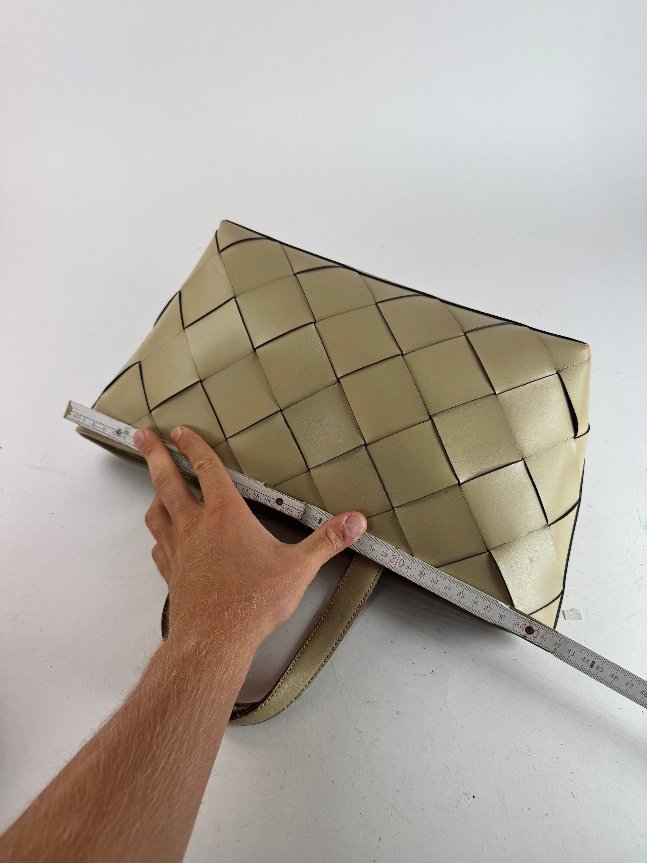 Issey Miyake Vintage Leather Bag beige Size ONE SIZE - 11 Thumbnail