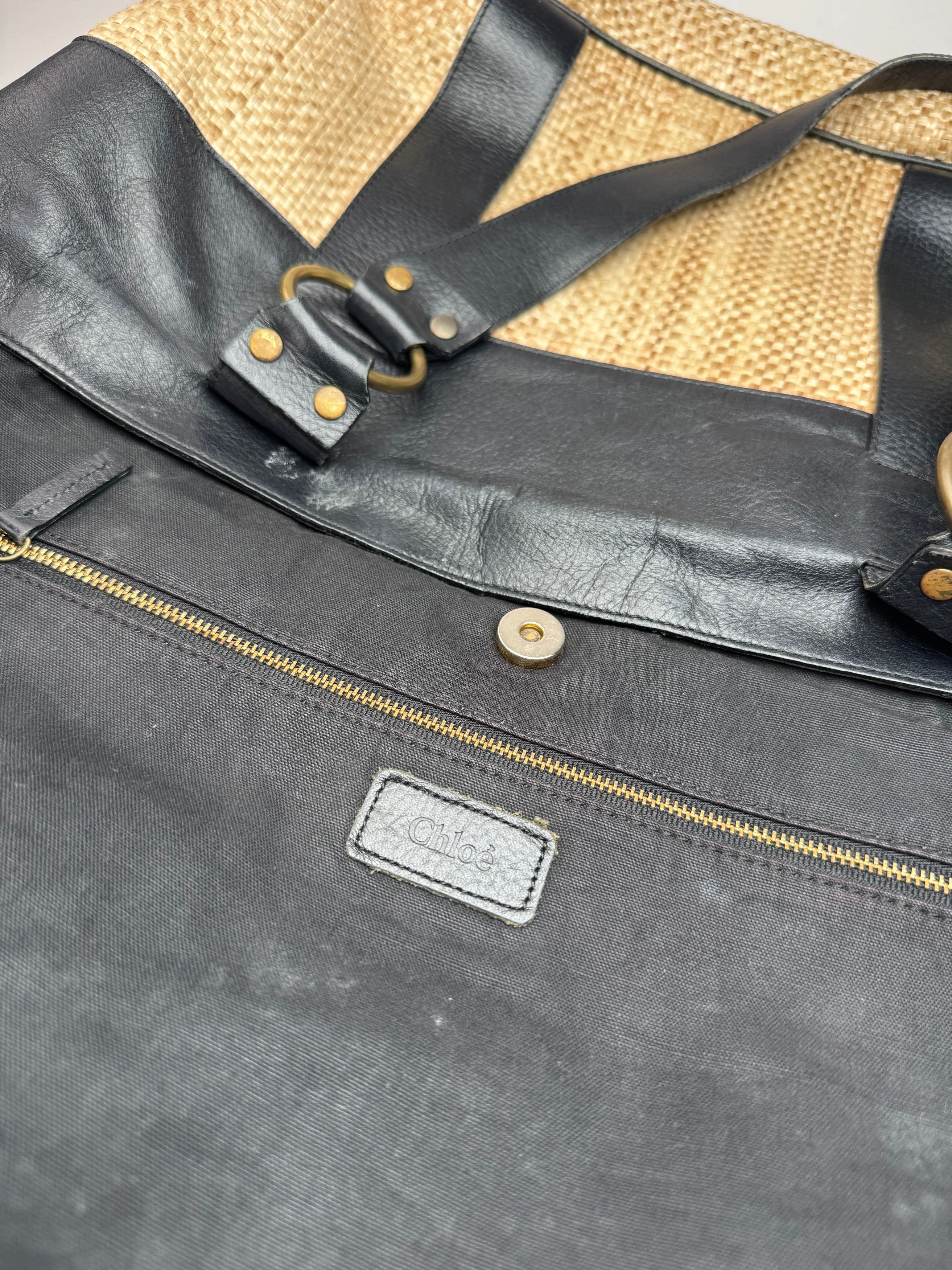 Chloe Vintage Bag beige black Size ONE SIZE - 4 Thumbnail
