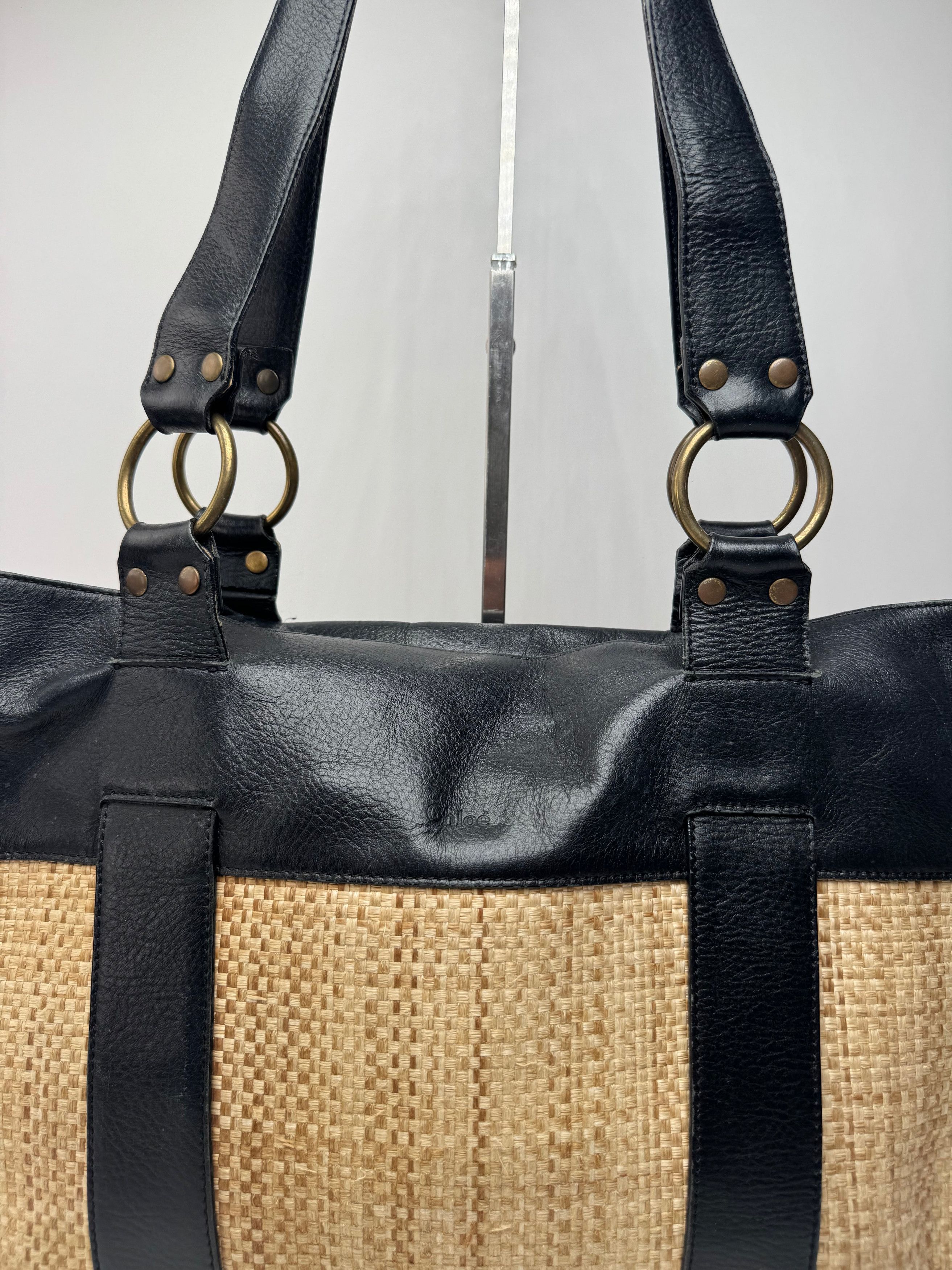 Chloe Vintage Bag beige black Size ONE SIZE - 5 Thumbnail