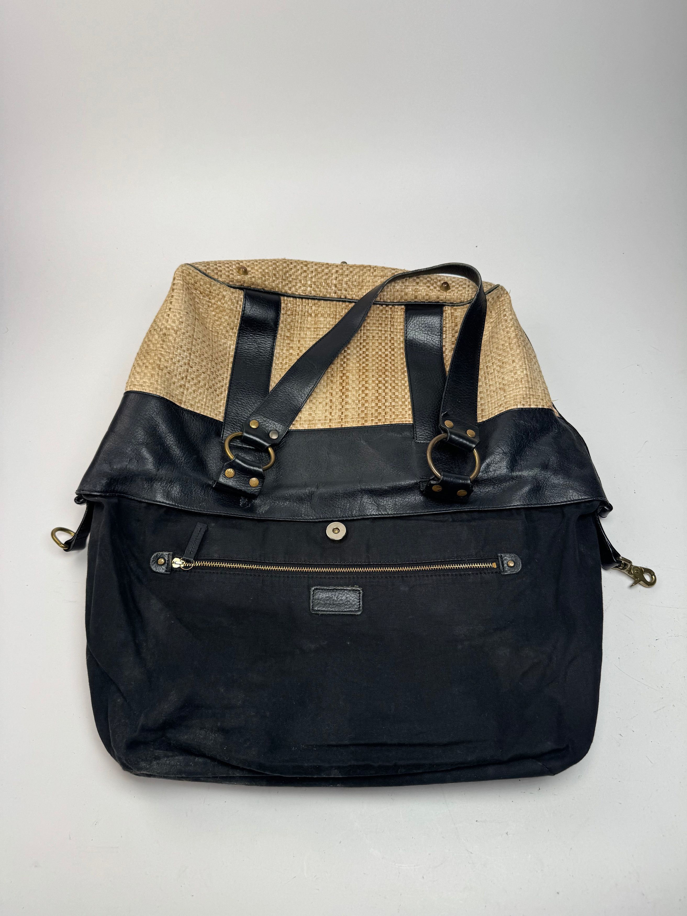 Chloe Vintage Bag beige black Size ONE SIZE - 3 Thumbnail