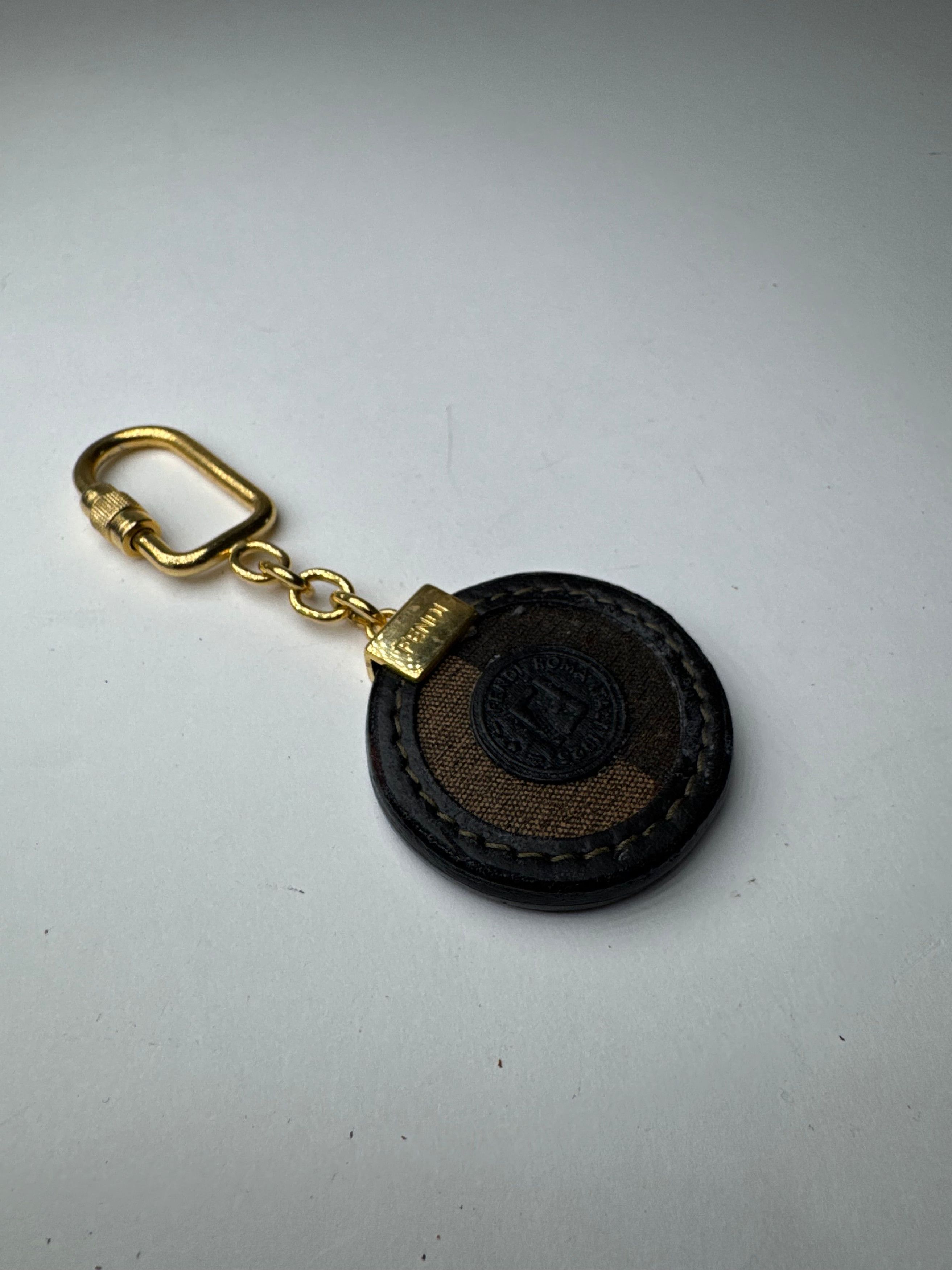 Fendi Vintage Roma Keychain Brown Golden Size ONE SIZE - 2 Thumbnail