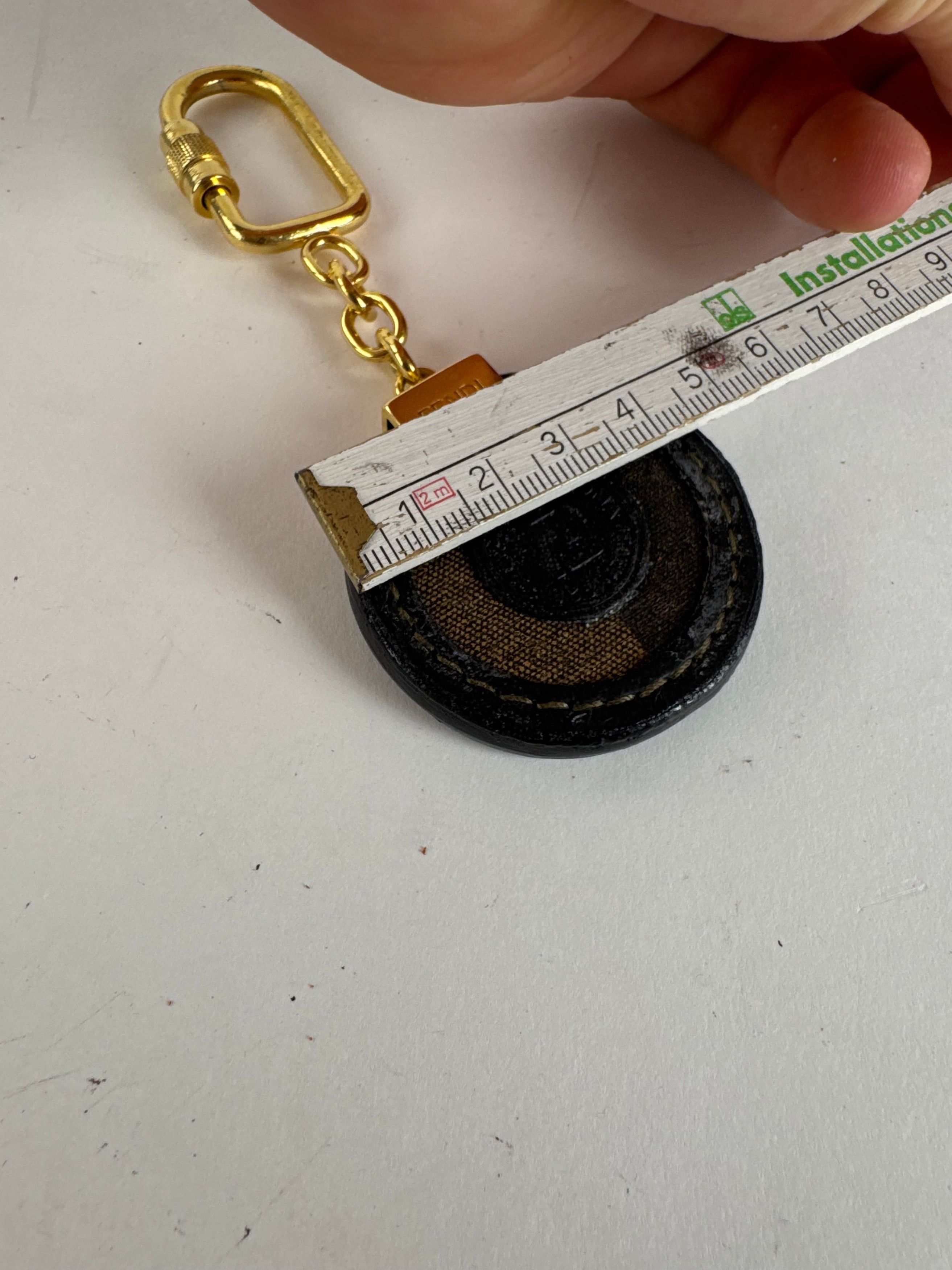 Fendi Vintage Roma Keychain Brown Golden Size ONE SIZE - 5 Thumbnail