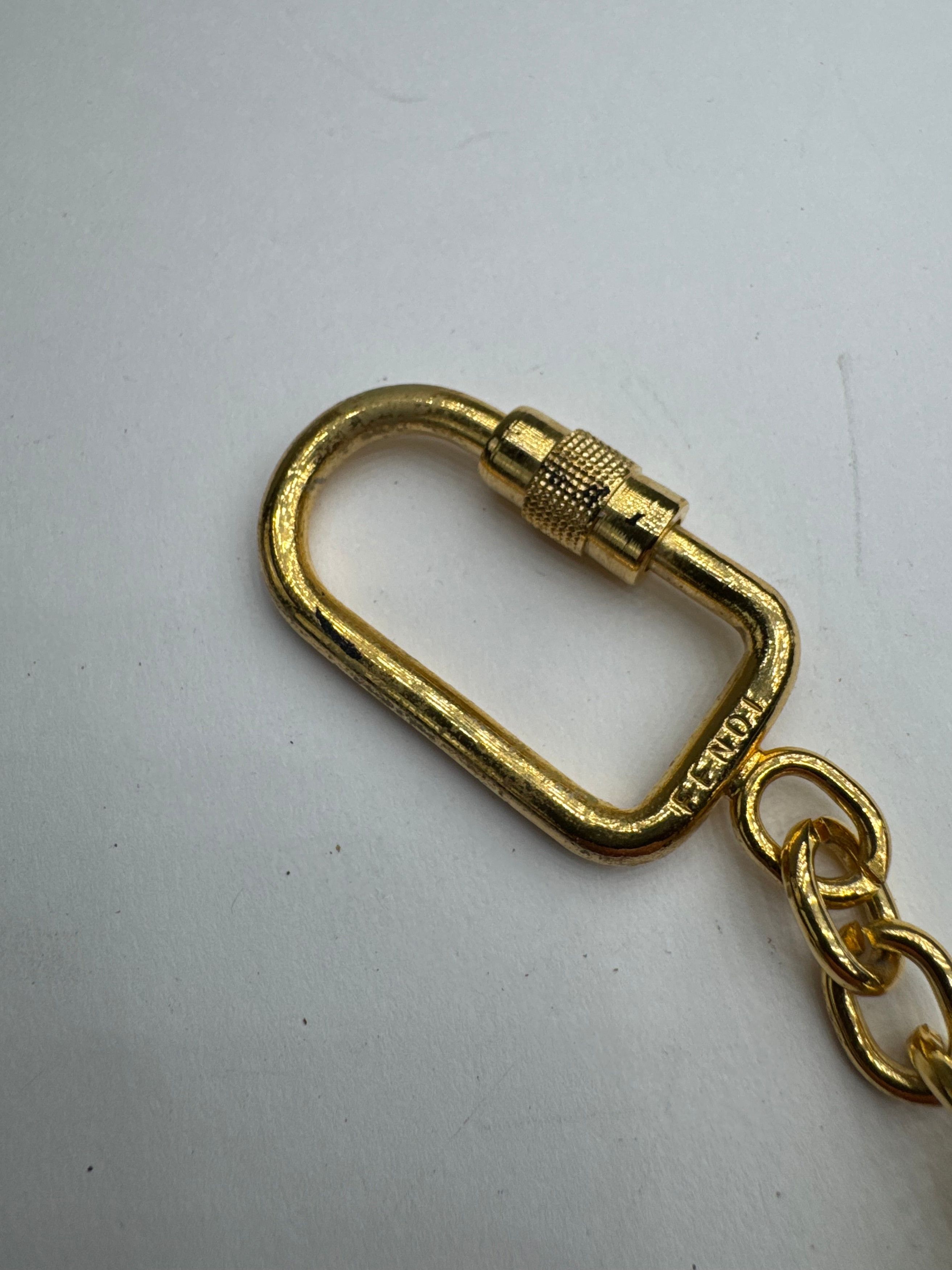 Fendi Vintage Roma Keychain Brown Golden Size ONE SIZE - 10 Thumbnail