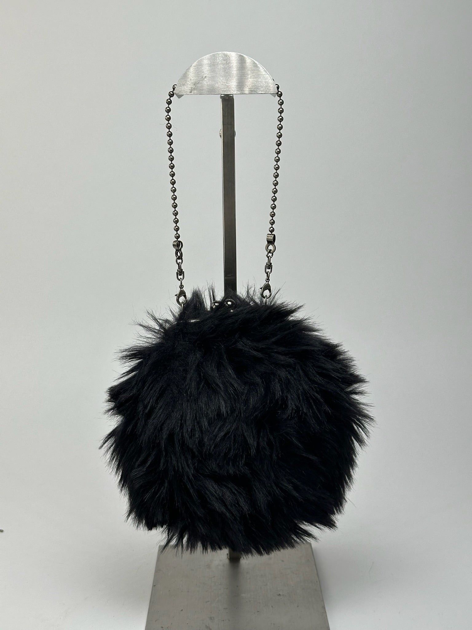 Yohji Yamamoto Vintage mini Fur bag black Size ONE SIZE - 2 Thumbnail