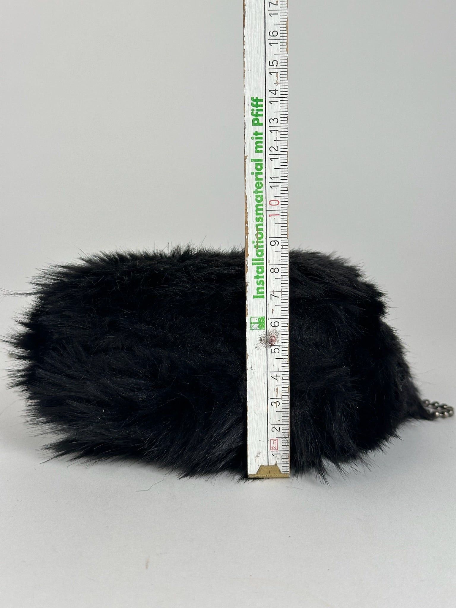 Yohji Yamamoto Vintage mini Fur bag black Size ONE SIZE - 8 Thumbnail