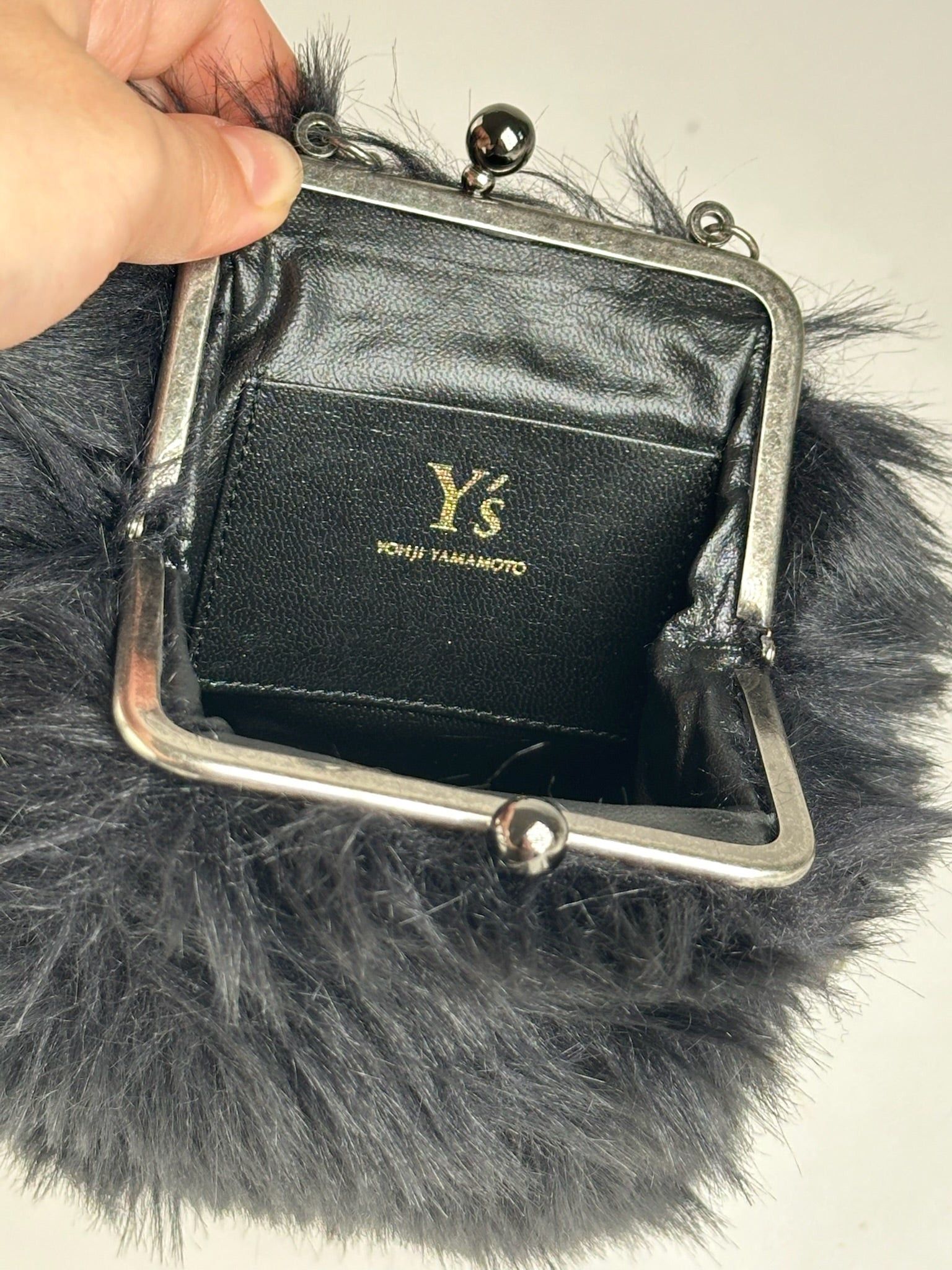 Yohji Yamamoto Vintage mini Fur bag black Size ONE SIZE - 5 Thumbnail