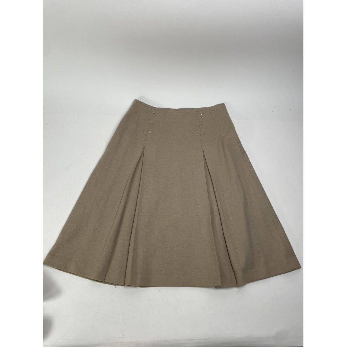 Courreges Courrèges Beige Wool Coat Size S / US 4 / IT 40 - 3 Thumbnail