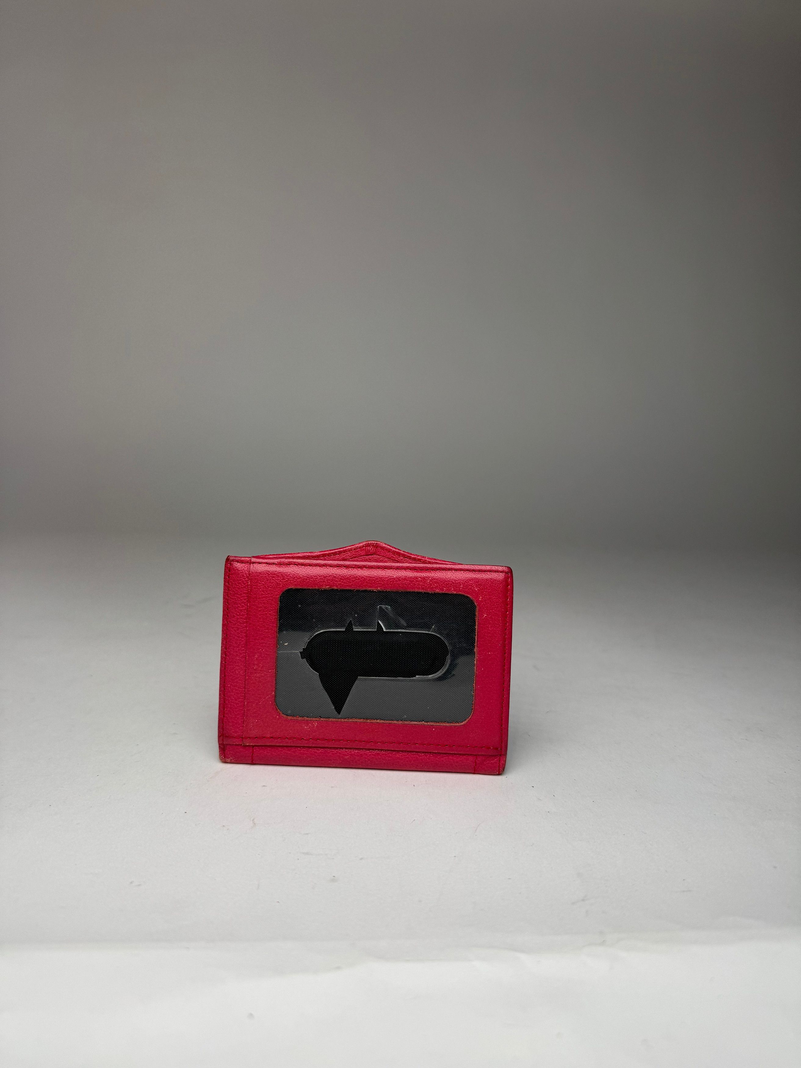 Givenchy Vintage Leather Card Holder Red Size ONE SIZE - 2 Thumbnail