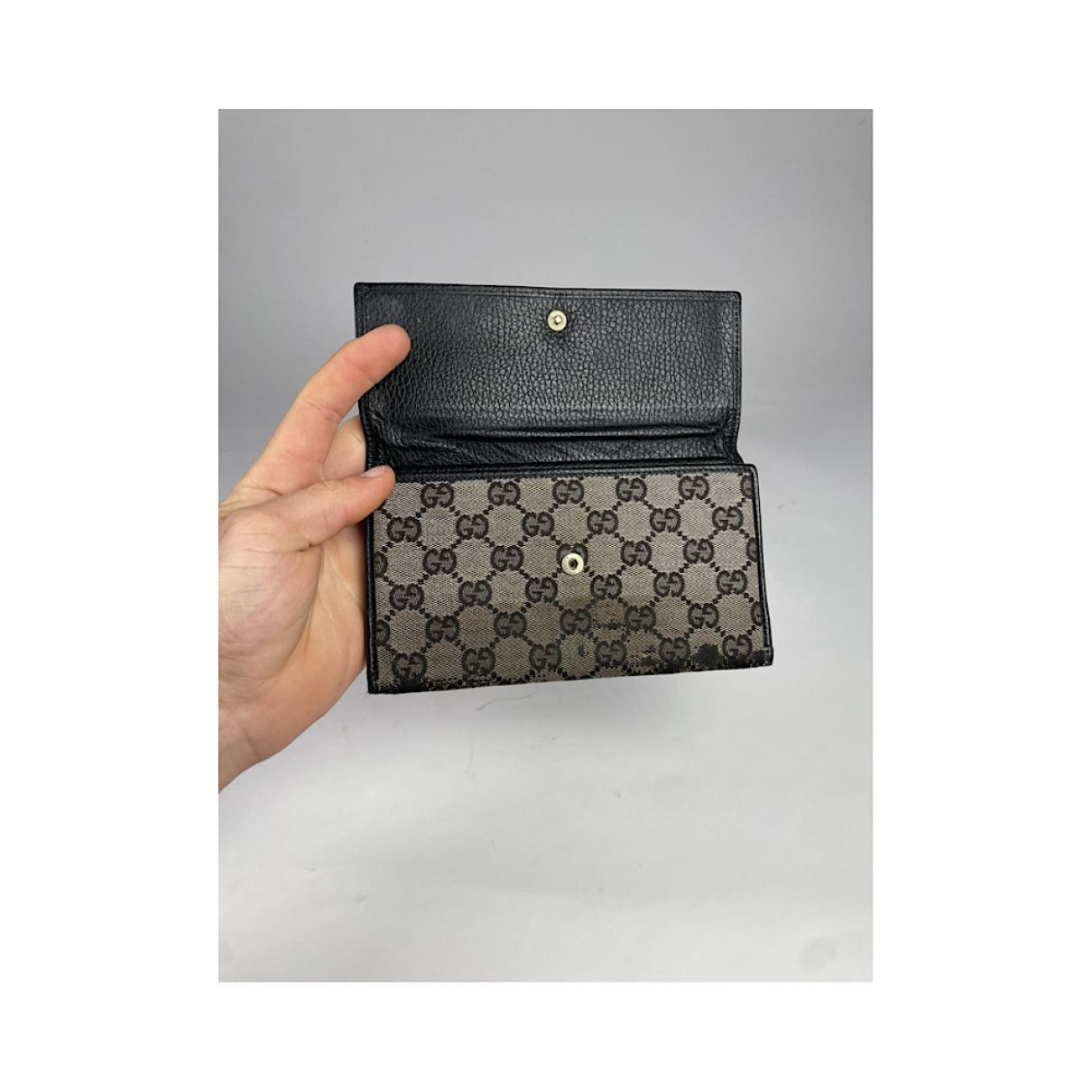 Gucci Ophidia Beige Cotton Clutch Bag Size ONE SIZE - 4 Thumbnail