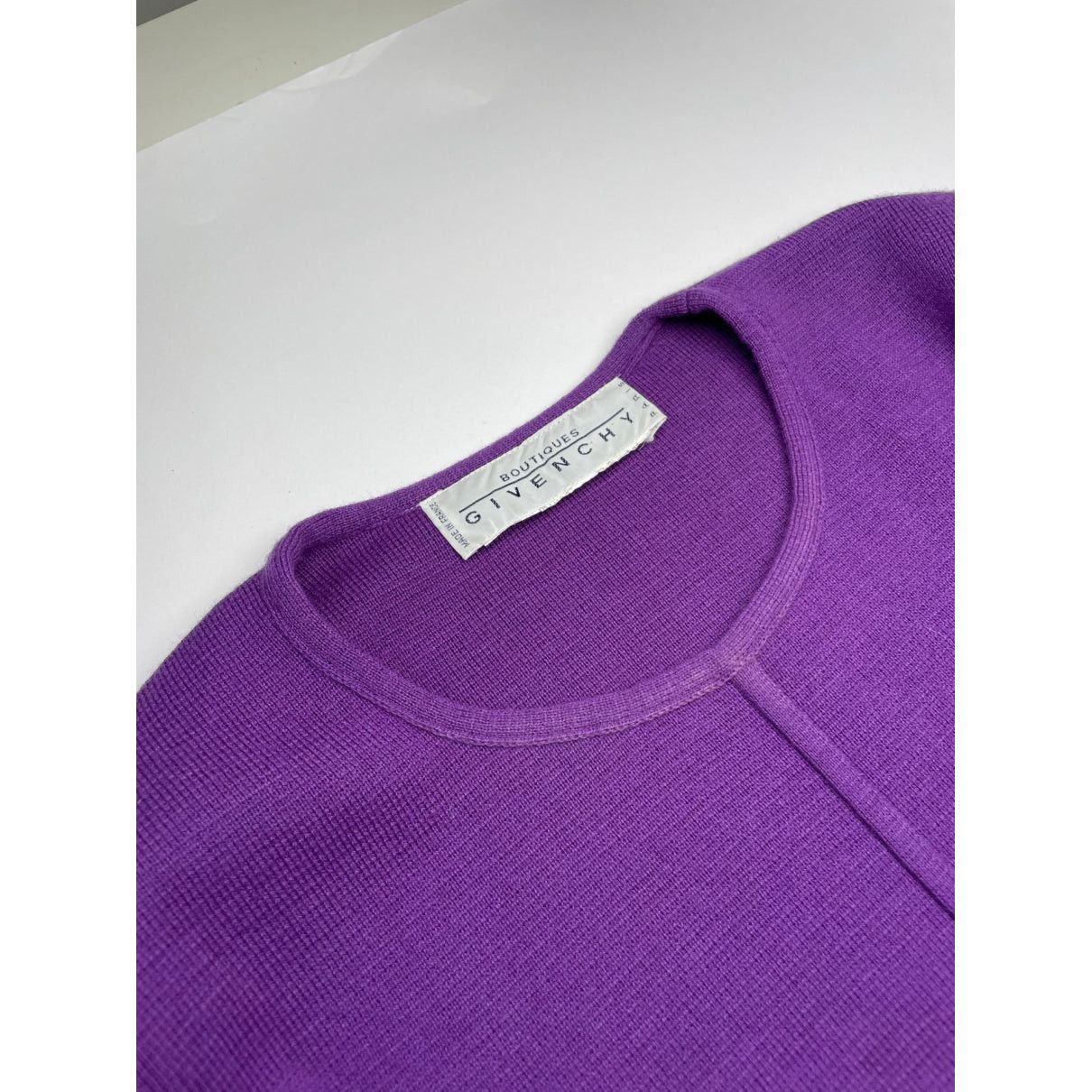 Givenchy Purple Linen Dresse Size M / US 6-8 / IT 42-44 - 3 Thumbnail