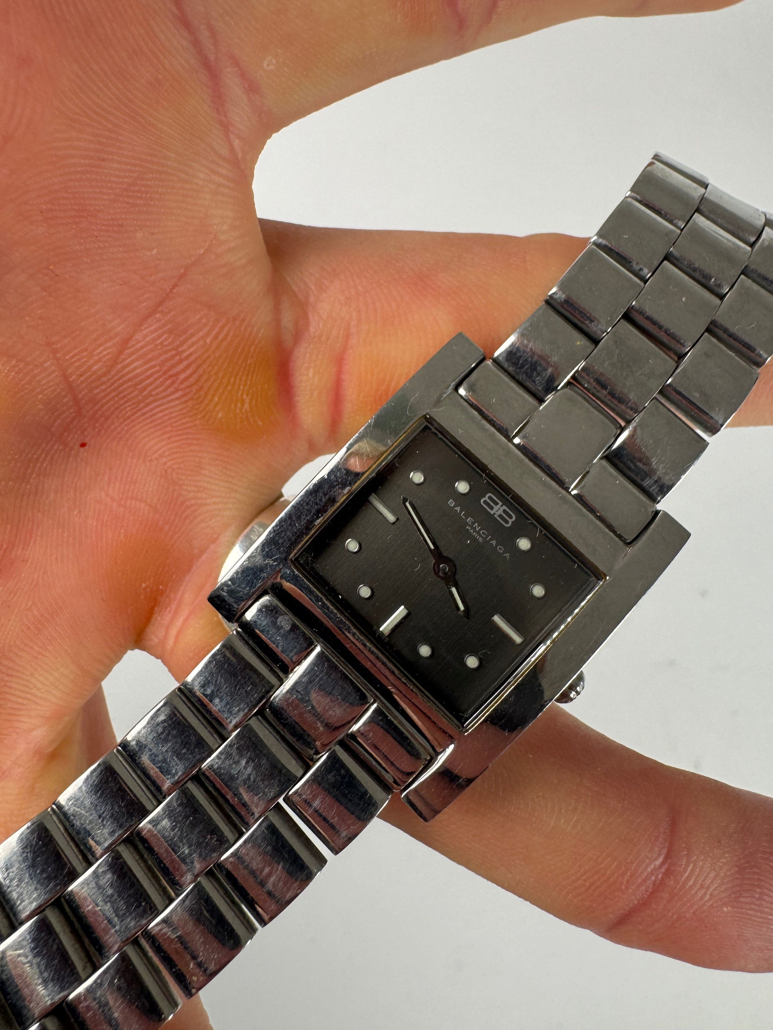 Balenciaga Vintage Steel Watch Silver Size ONE SIZE - 5 Thumbnail