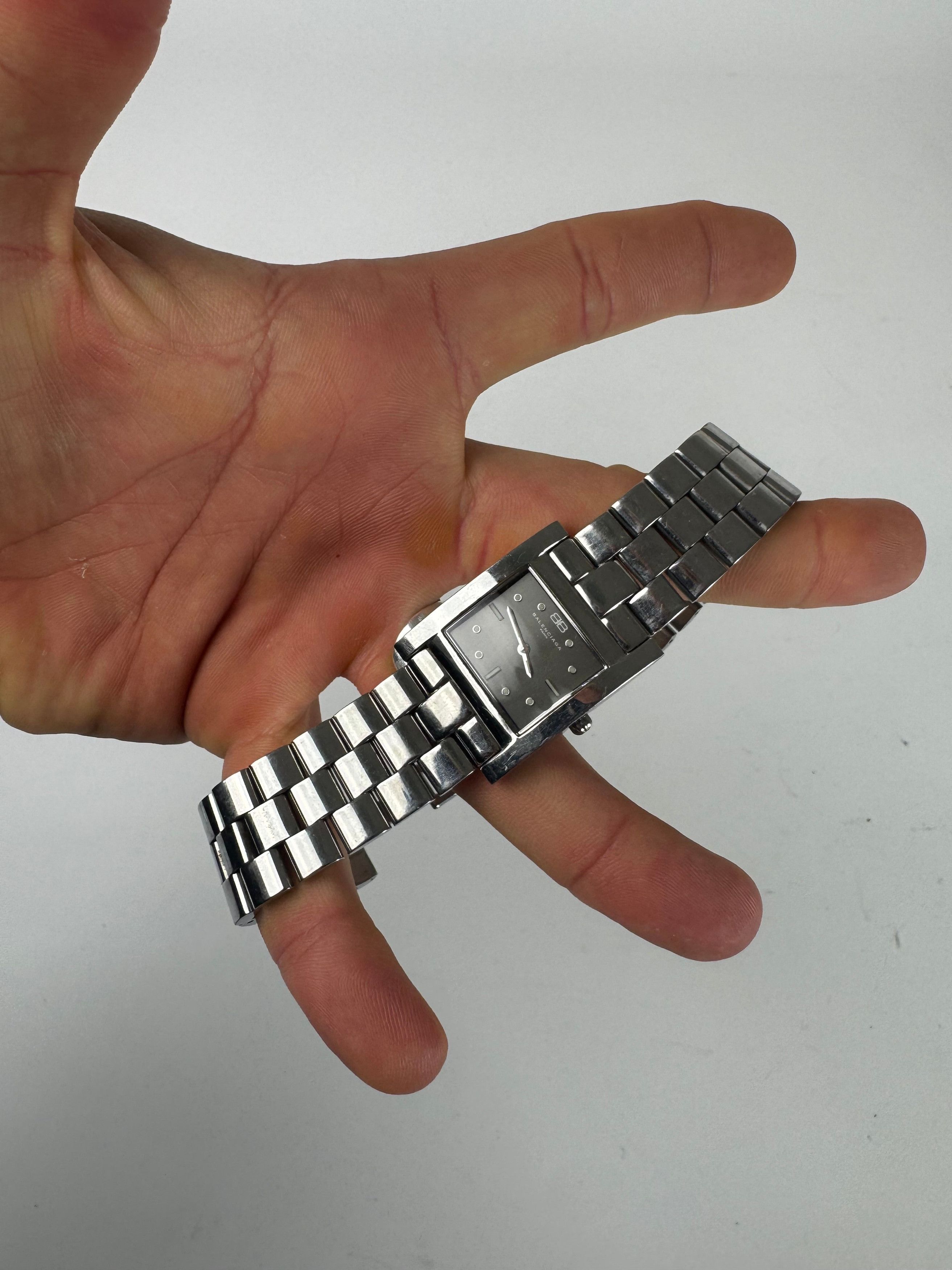 Balenciaga Vintage Steel Watch Silver Size ONE SIZE - 4 Thumbnail