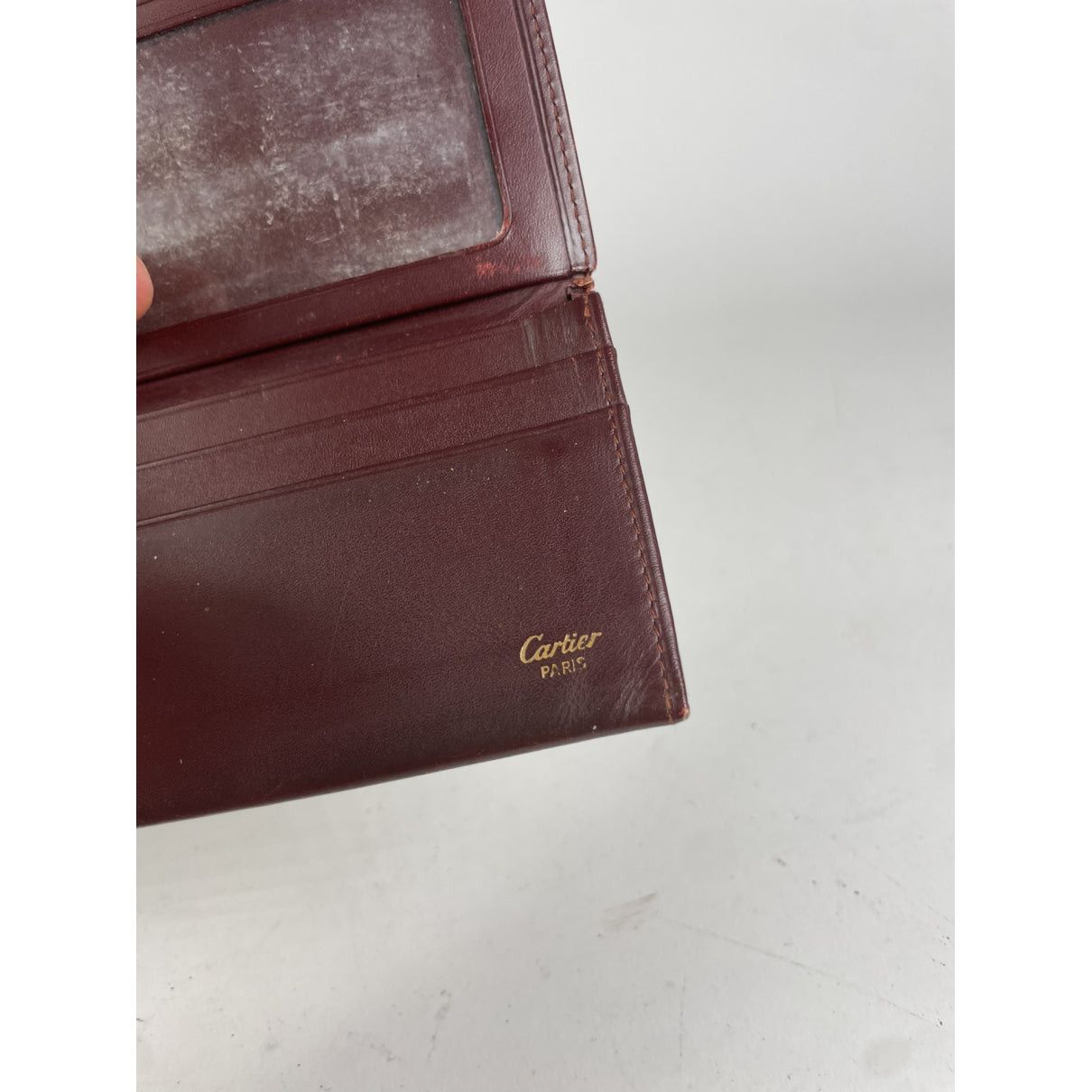 Cartier Burgundy Leather Purse Size ONE SIZE - 4 Thumbnail