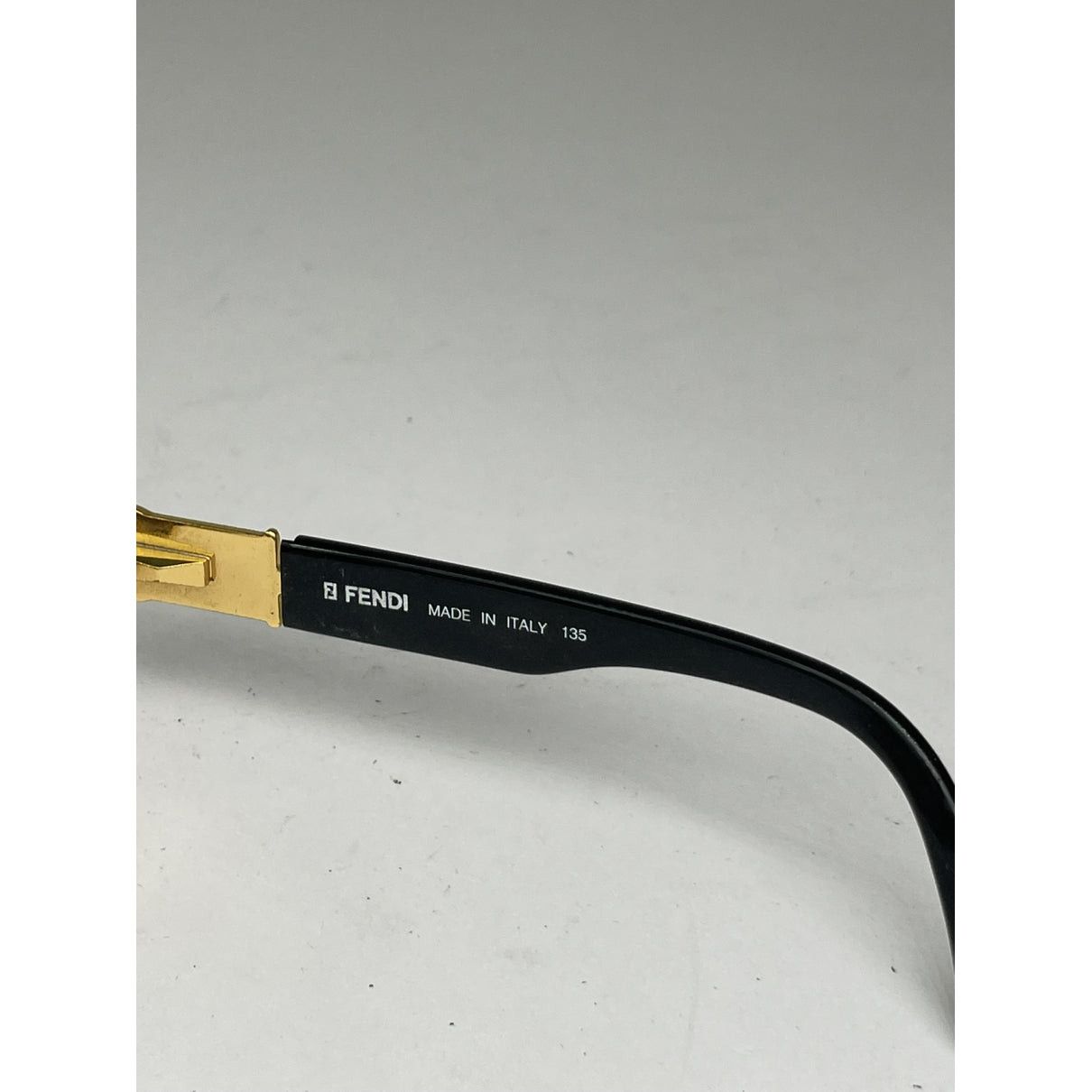 Fendi Black Metal Sunglasses Size ONE SIZE - 5 Thumbnail