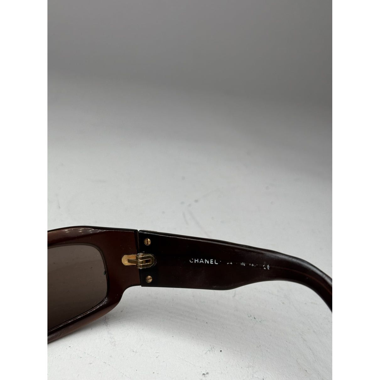 Chanel Brown Plastic Sunglasses Size ONE SIZE - 4 Thumbnail