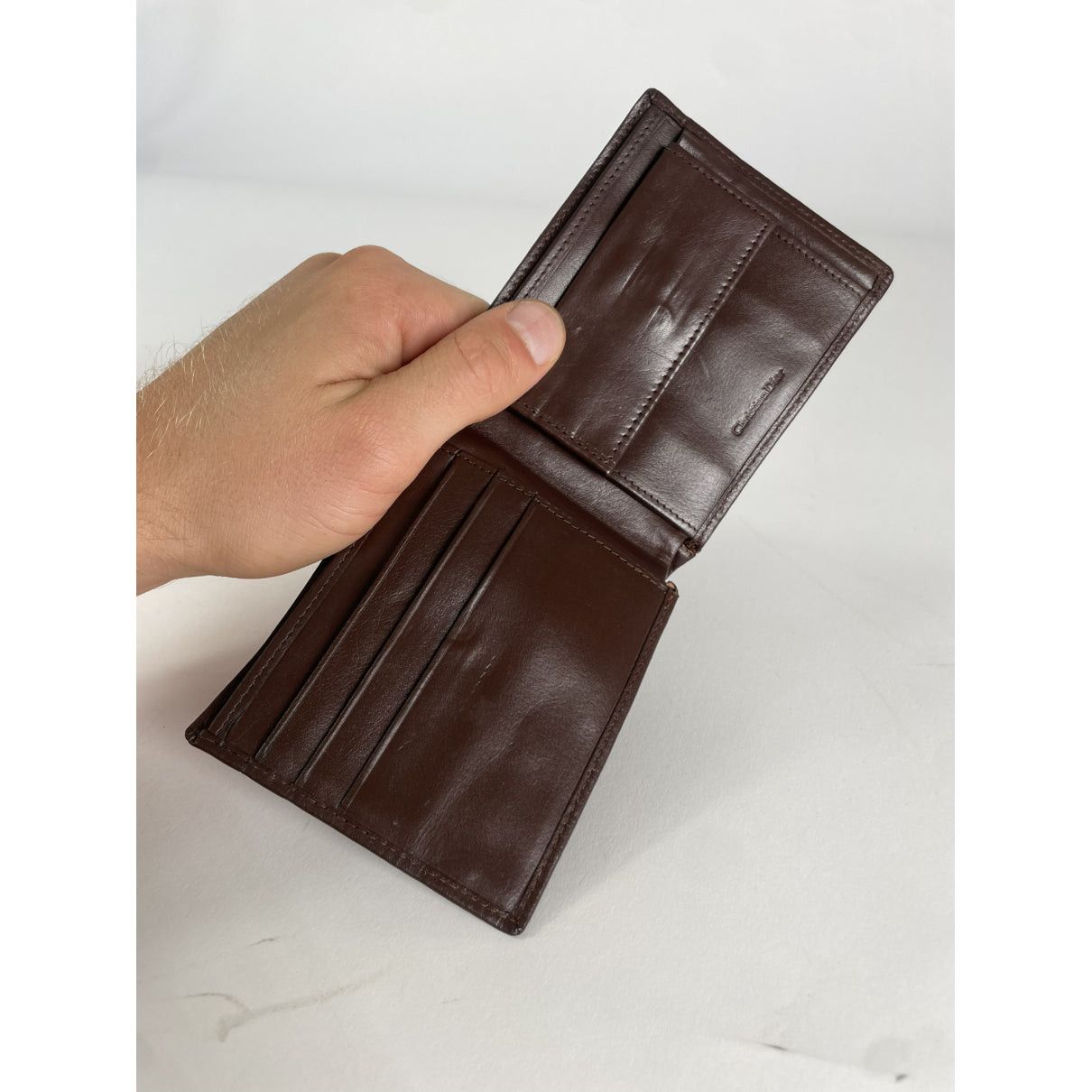 Dior Brown Leather Purse Size ONE SIZE - 4 Thumbnail