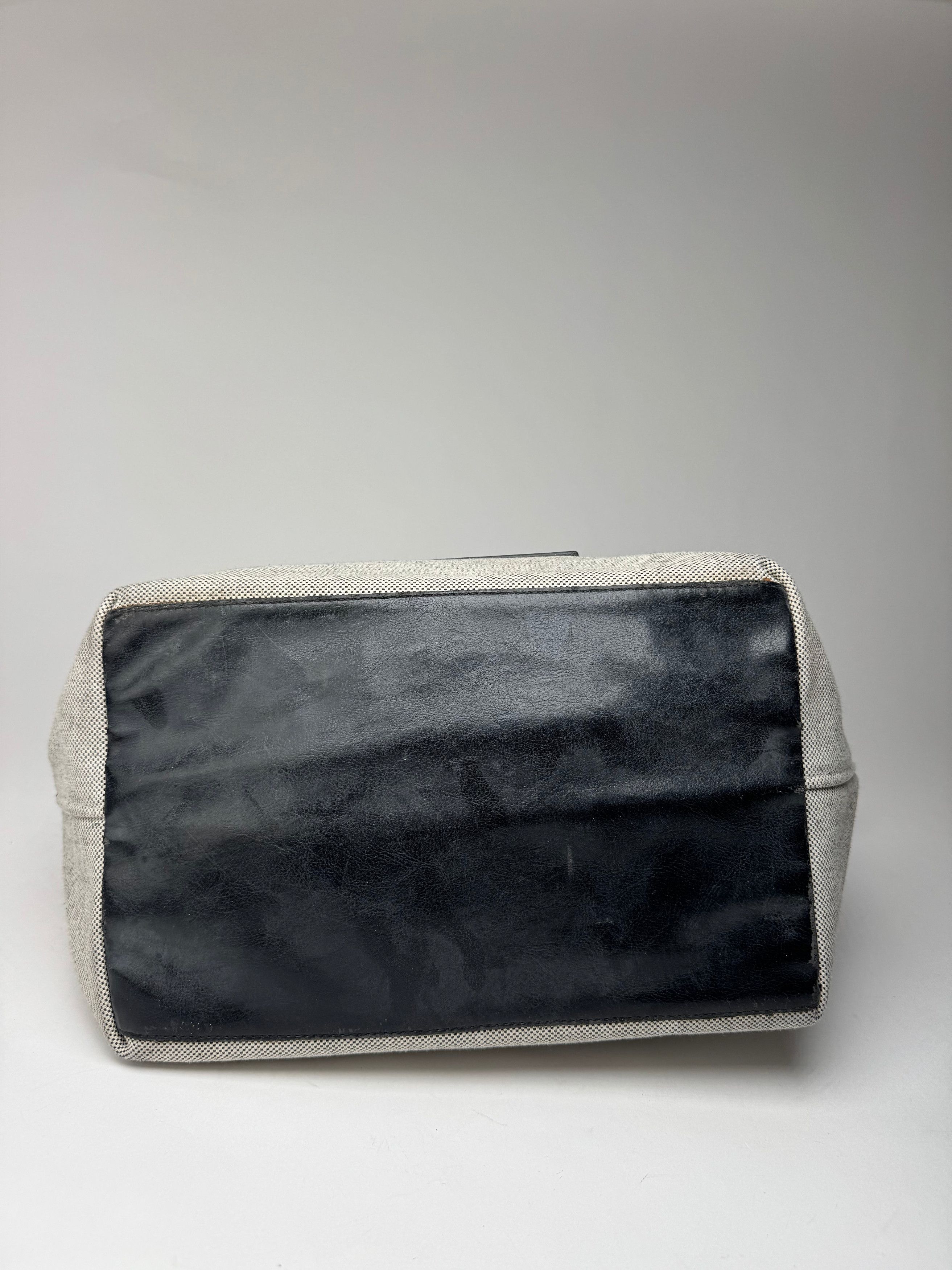 MCM Vintage canvas / leather shopper grey black Size ONE SIZE - 11 Thumbnail