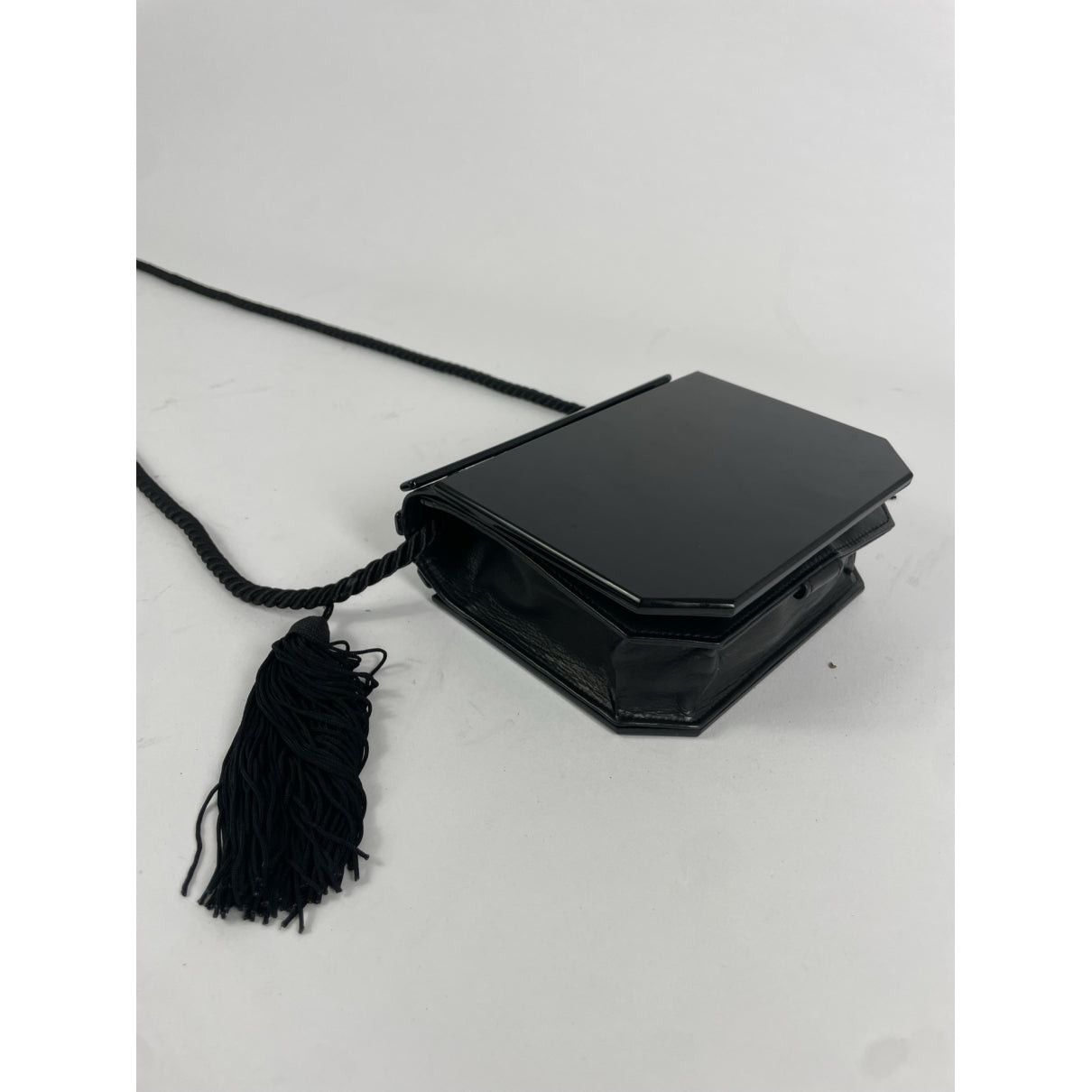 Yves Saint Laurent Black Plastic Handbag Size ONE SIZE - 4 Thumbnail