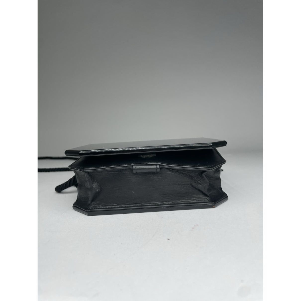 Yves Saint Laurent Black Plastic Handbag Size ONE SIZE - 5 Thumbnail