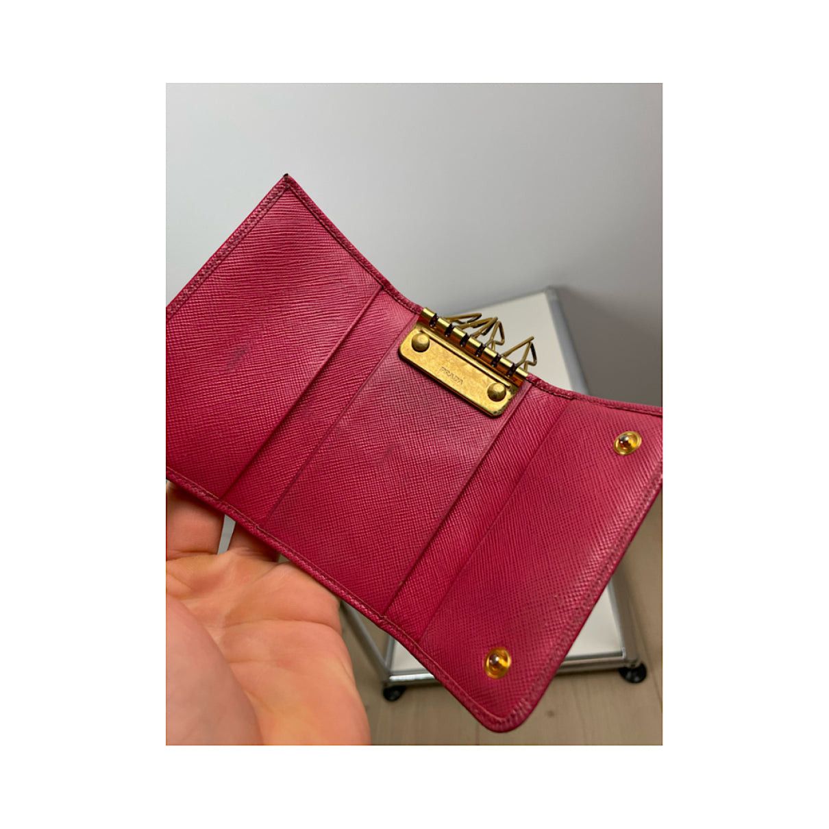 Prada Pink Leather Purse Size ONE SIZE - 4 Thumbnail