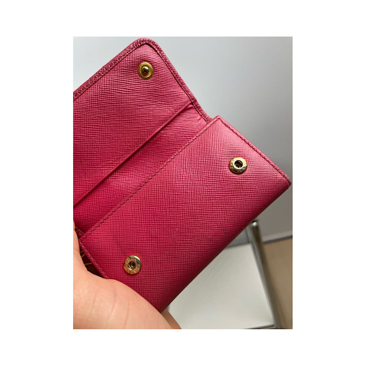 Prada Pink Leather Purse Size ONE SIZE - 5 Thumbnail