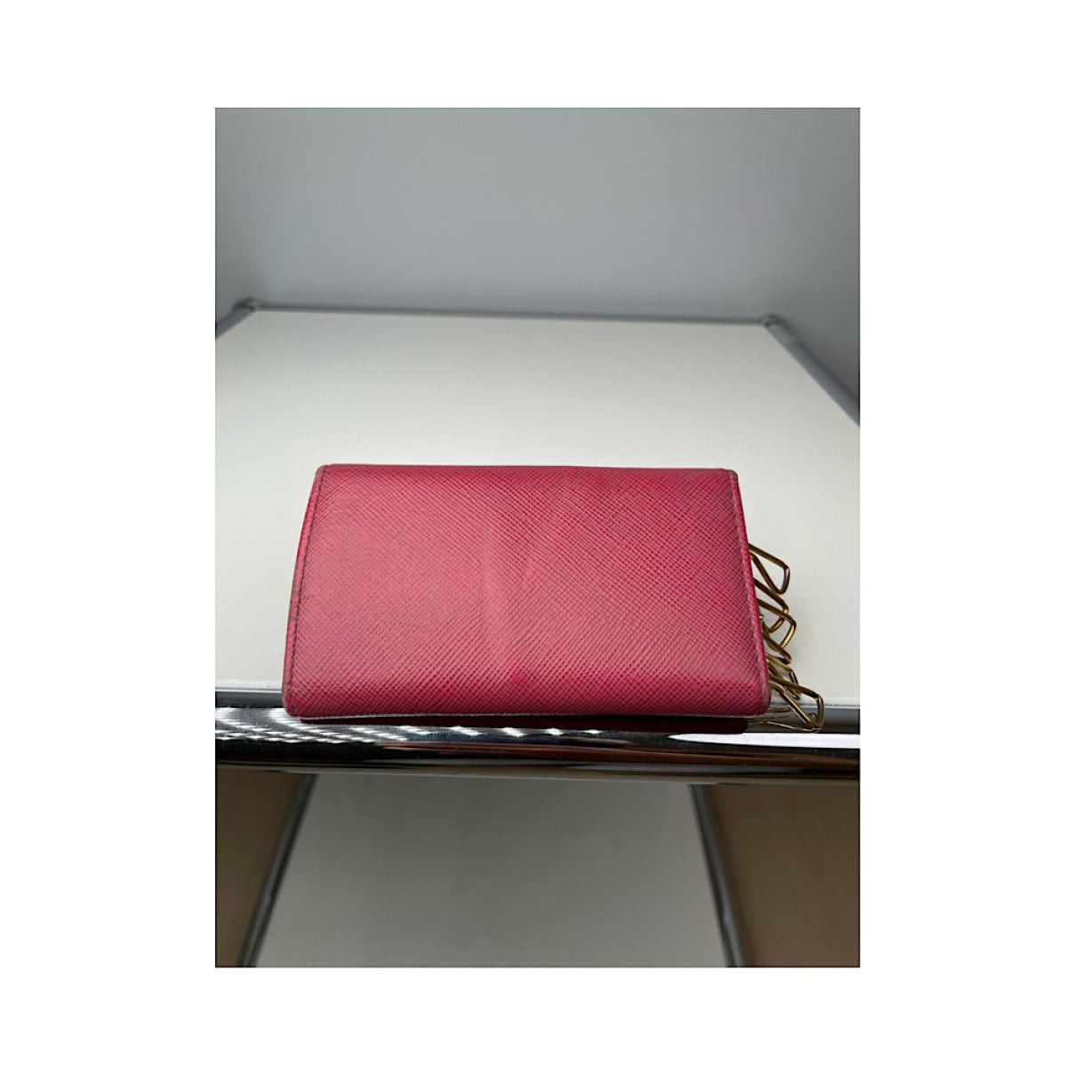 Prada Pink Leather Purse Size ONE SIZE - 2 Thumbnail