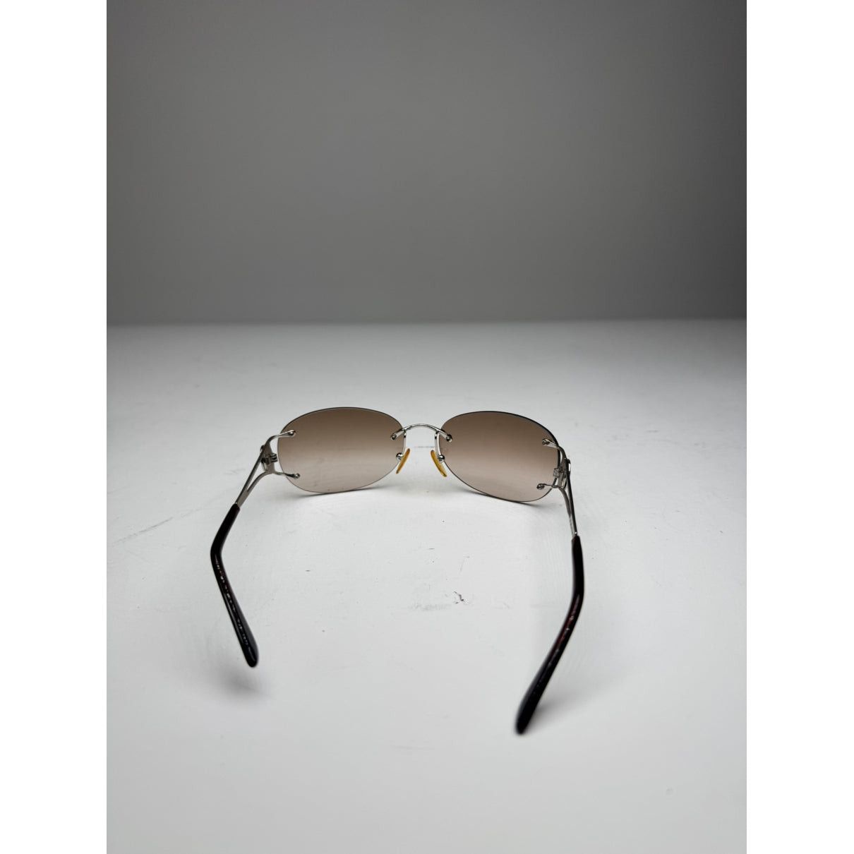 Celine Brown Metal Sunglasses Size ONE SIZE - 3 Thumbnail