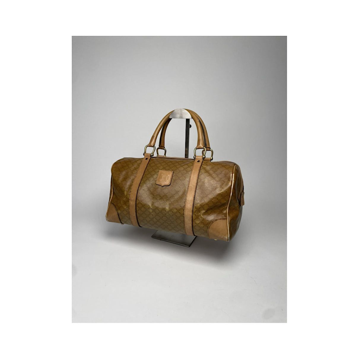 Celine Clea Gold Leather Handbag Size ONE SIZE - 2 Thumbnail
