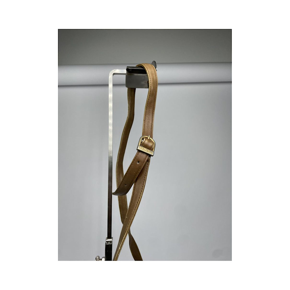 Mario Valentino Brown Leather Handbag Size ONE SIZE - 2 Thumbnail