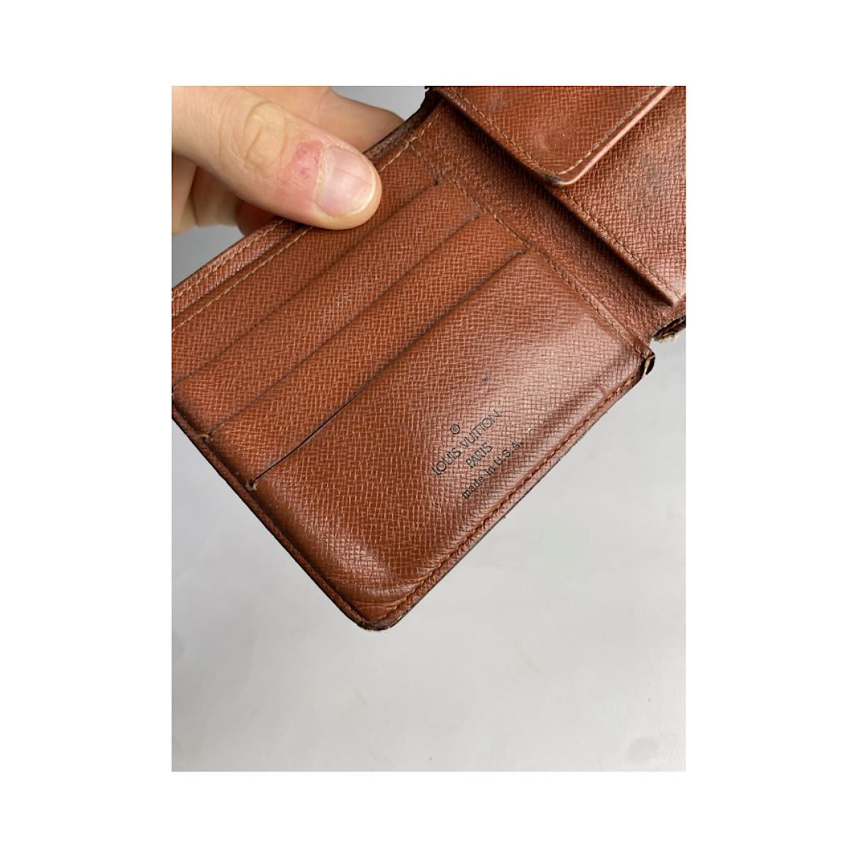 Louis Vuitton Brown Leather Purse Size ONE SIZE - 5 Thumbnail