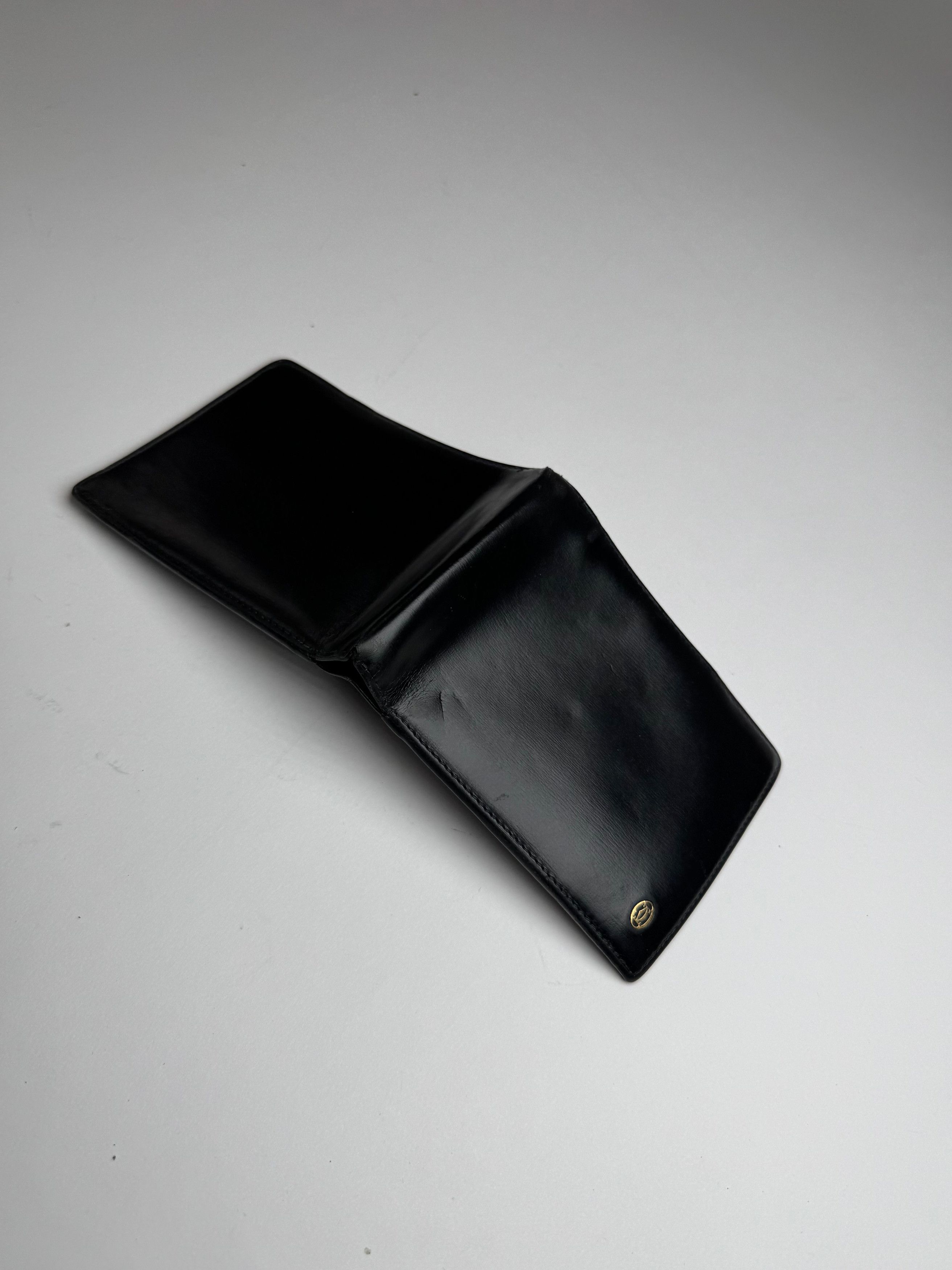 Cartier Vintage Leather Card Holder Black Size ONE SIZE - 5 Thumbnail