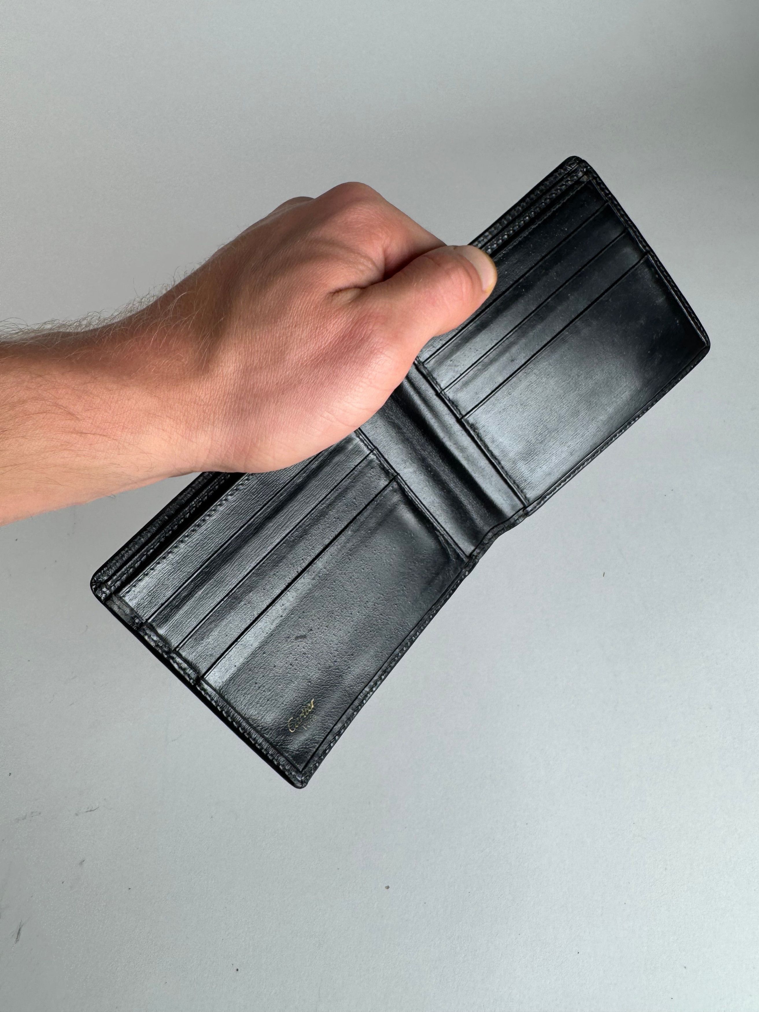 Cartier Vintage Leather Card Holder Black Size ONE SIZE - 3 Thumbnail