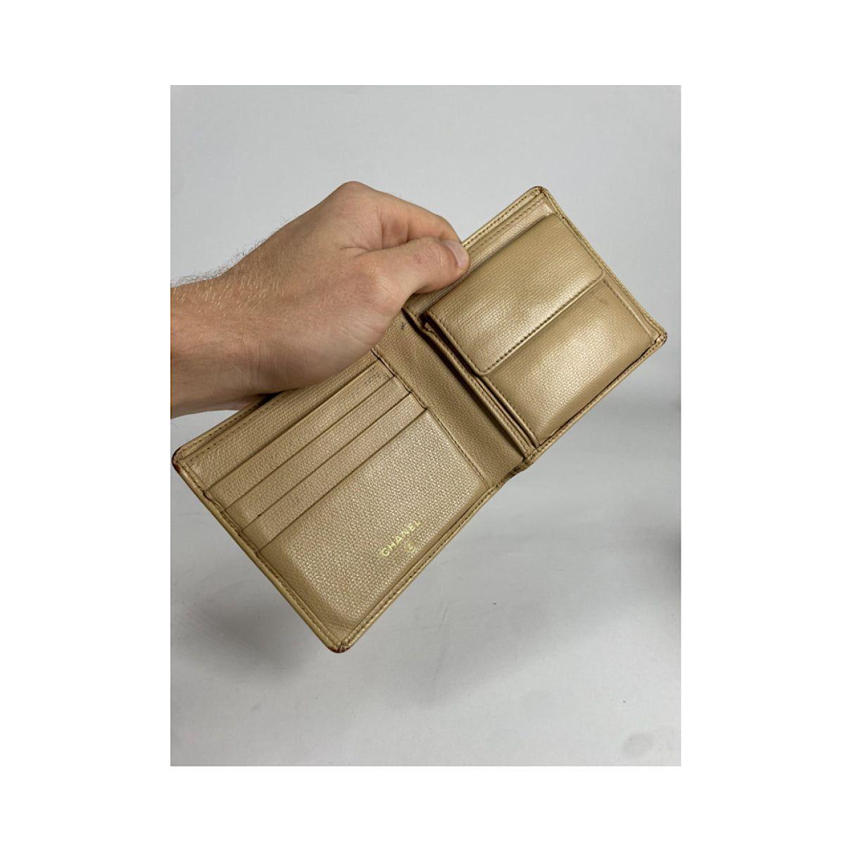 Chanel 2.55 Beige Leather Wallet Size ONE SIZE - 3 Thumbnail