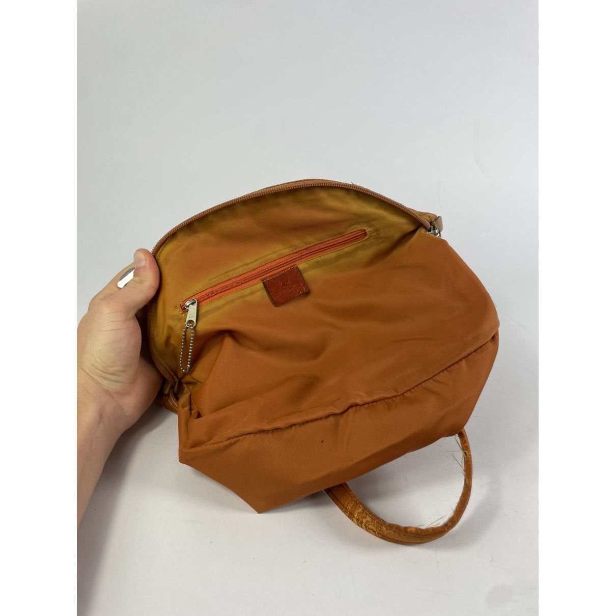 Etro Orange Cotton Handbag Size ONE SIZE - 2 Thumbnail