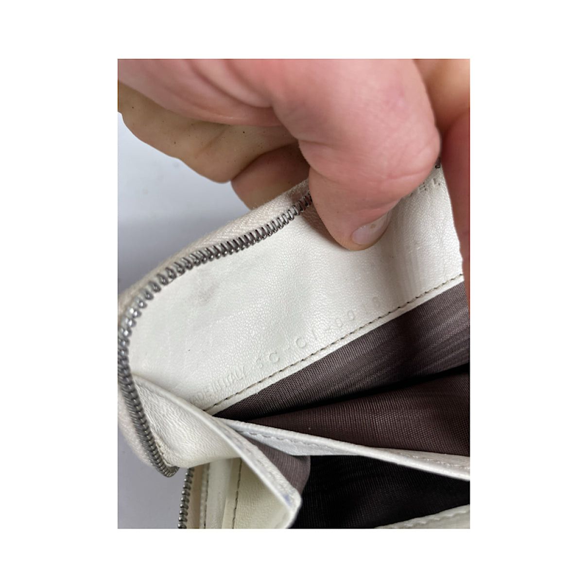 Celine Triomphe White Leather Wallet Size ONE SIZE - 5 Thumbnail