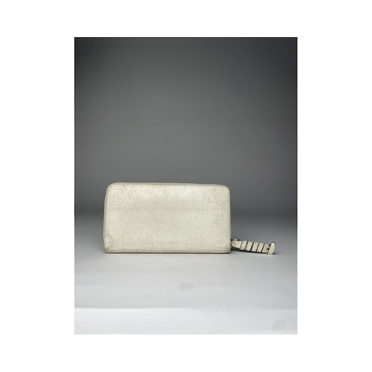 Celine Triomphe White Leather Wallet Size ONE SIZE - 2 Thumbnail