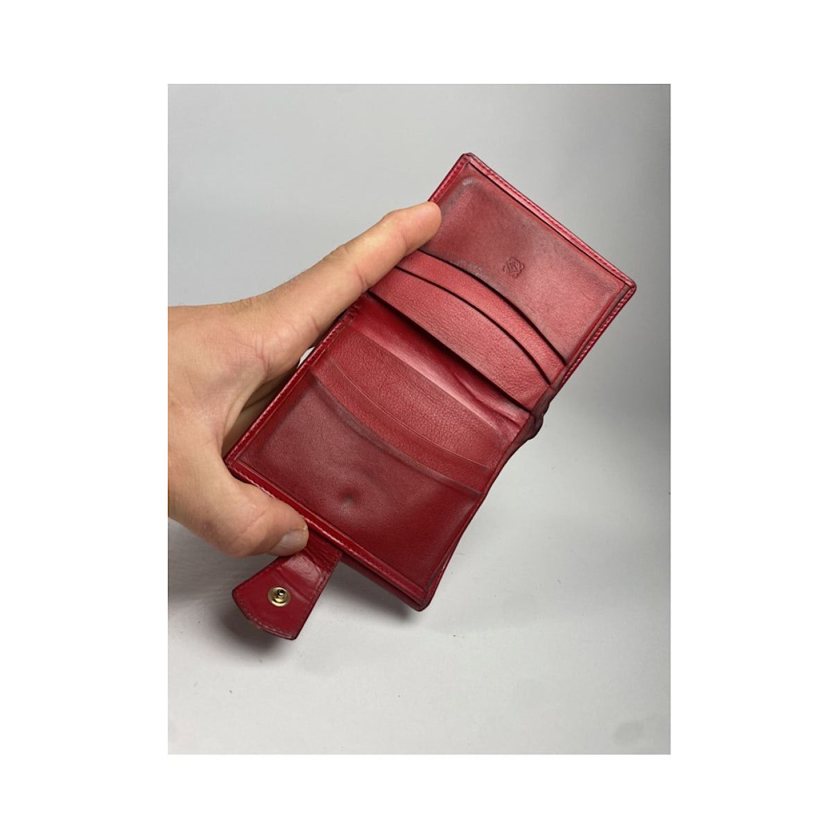 Loewe Red Leather Wallet Size ONE SIZE - 3 Thumbnail