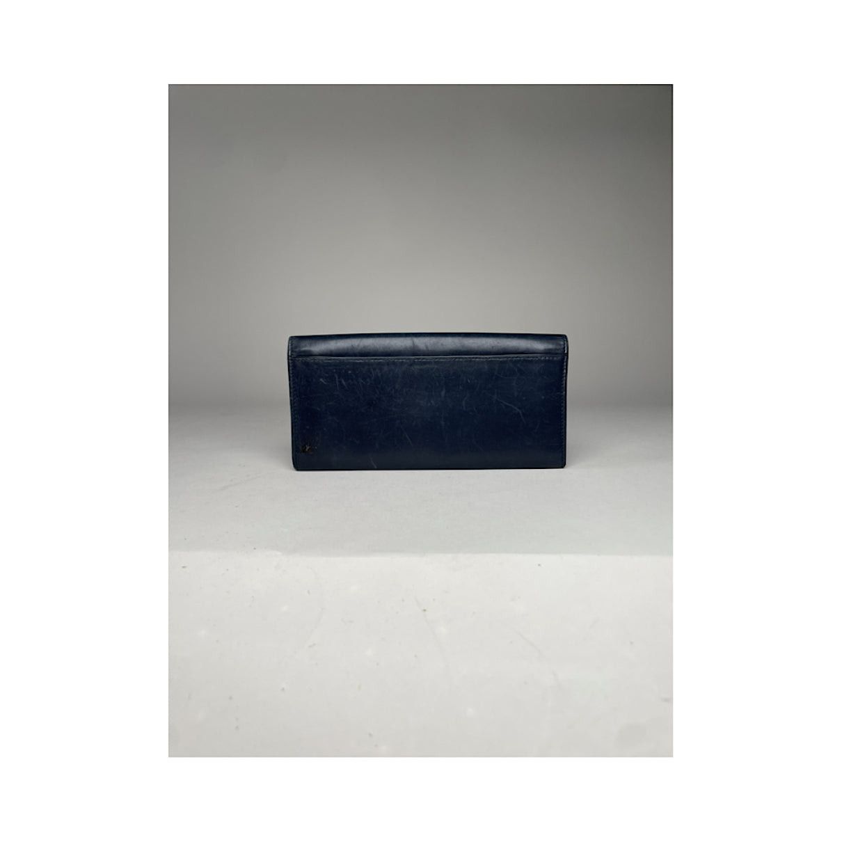 Celine Triomphe Navy Patent Leather Wallet Size ONE SIZE - 2 Thumbnail