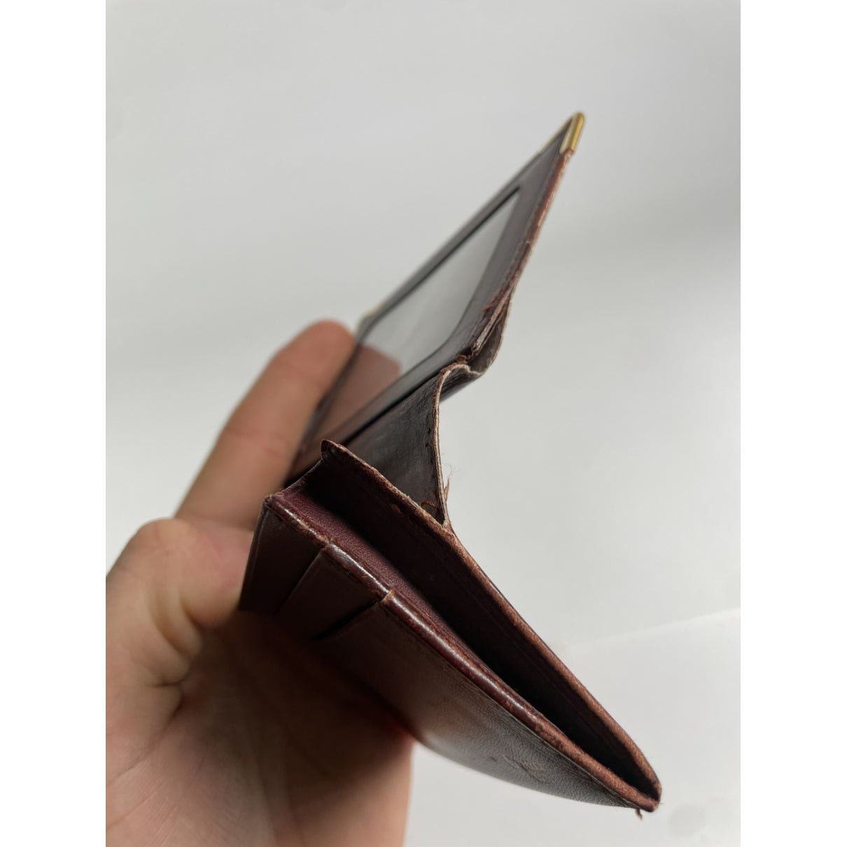 Cartier Burgundy Leather Purse Size ONE SIZE - 4 Thumbnail