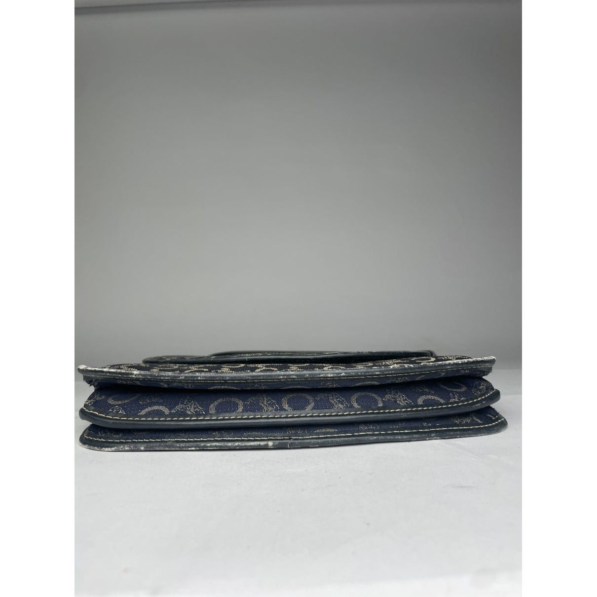 Celine SAC 16 BESACE Navy Leather Handbag Size ONE SIZE - 4 Thumbnail