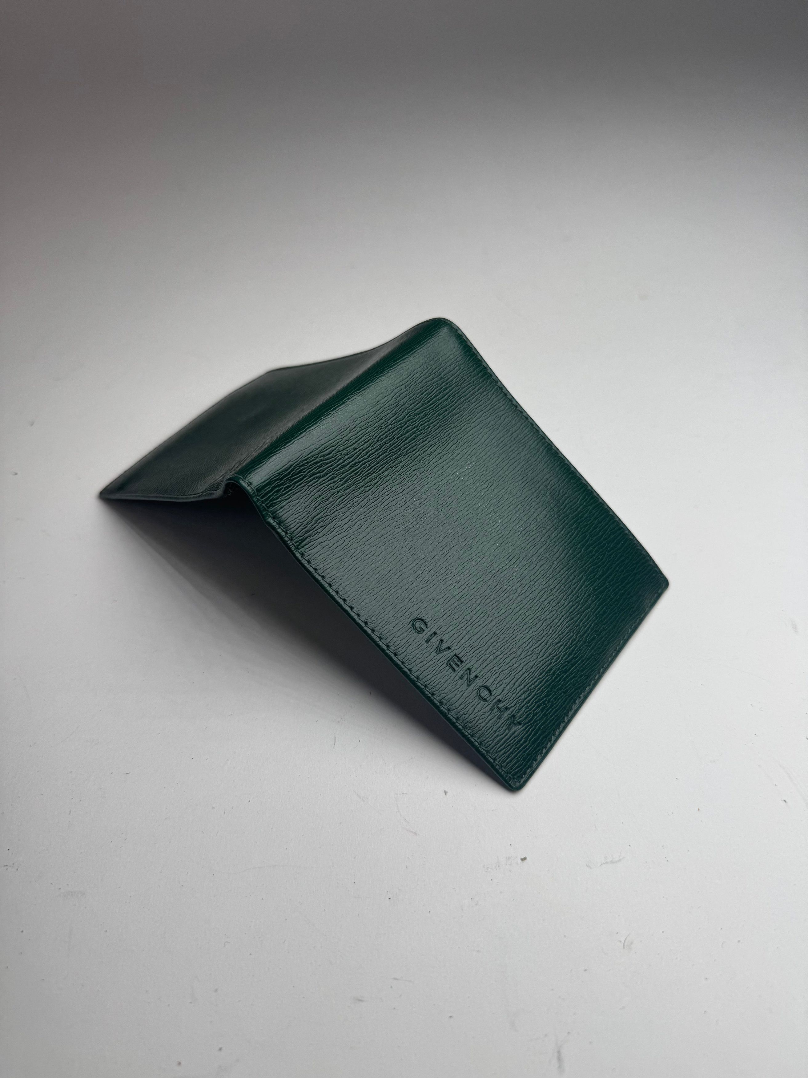 Givenchy Vintage Foldable Leather Wallet Green Size ONE SIZE - 5 Thumbnail