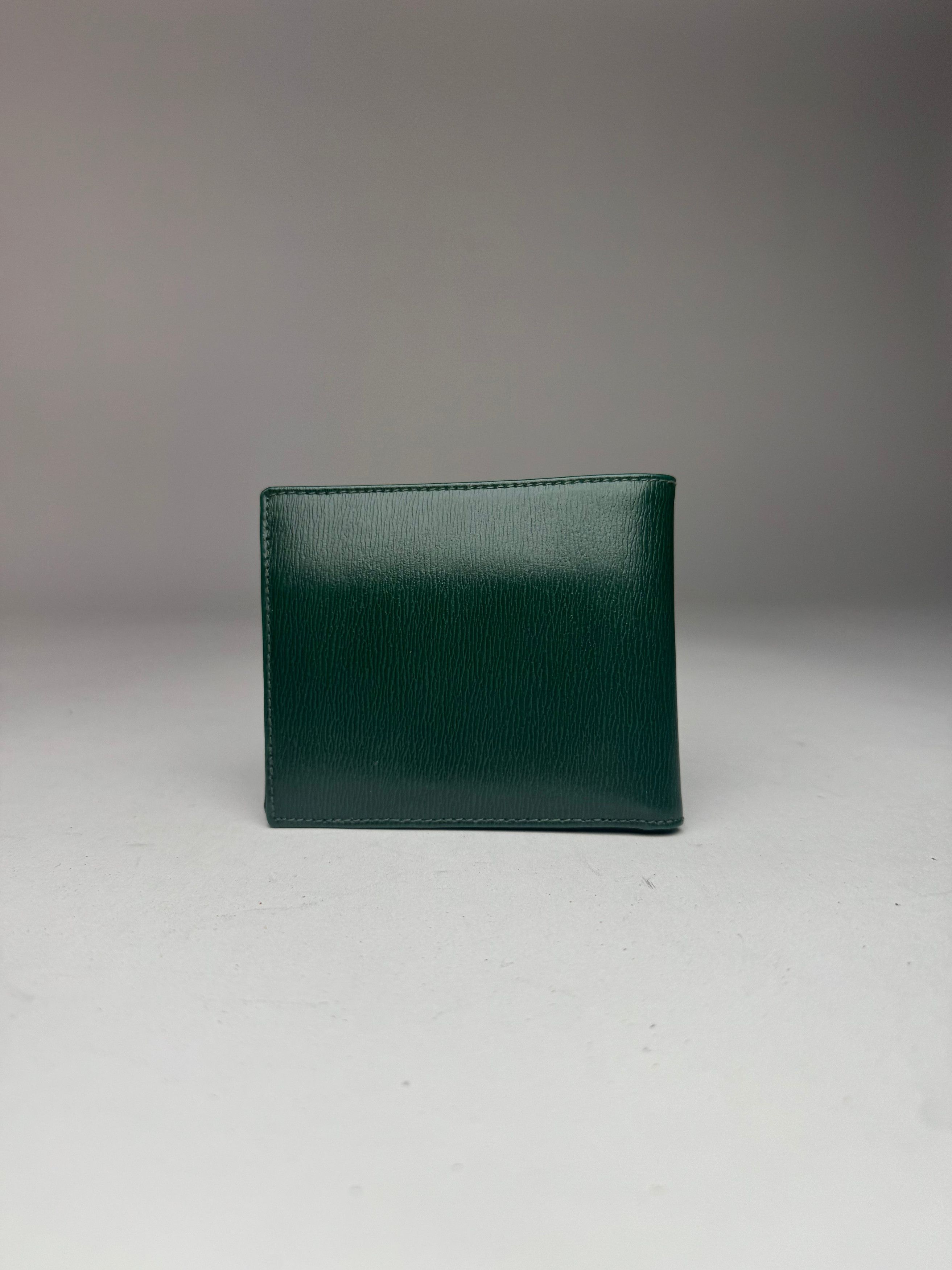 Givenchy Vintage Foldable Leather Wallet Green Size ONE SIZE - 11 Thumbnail