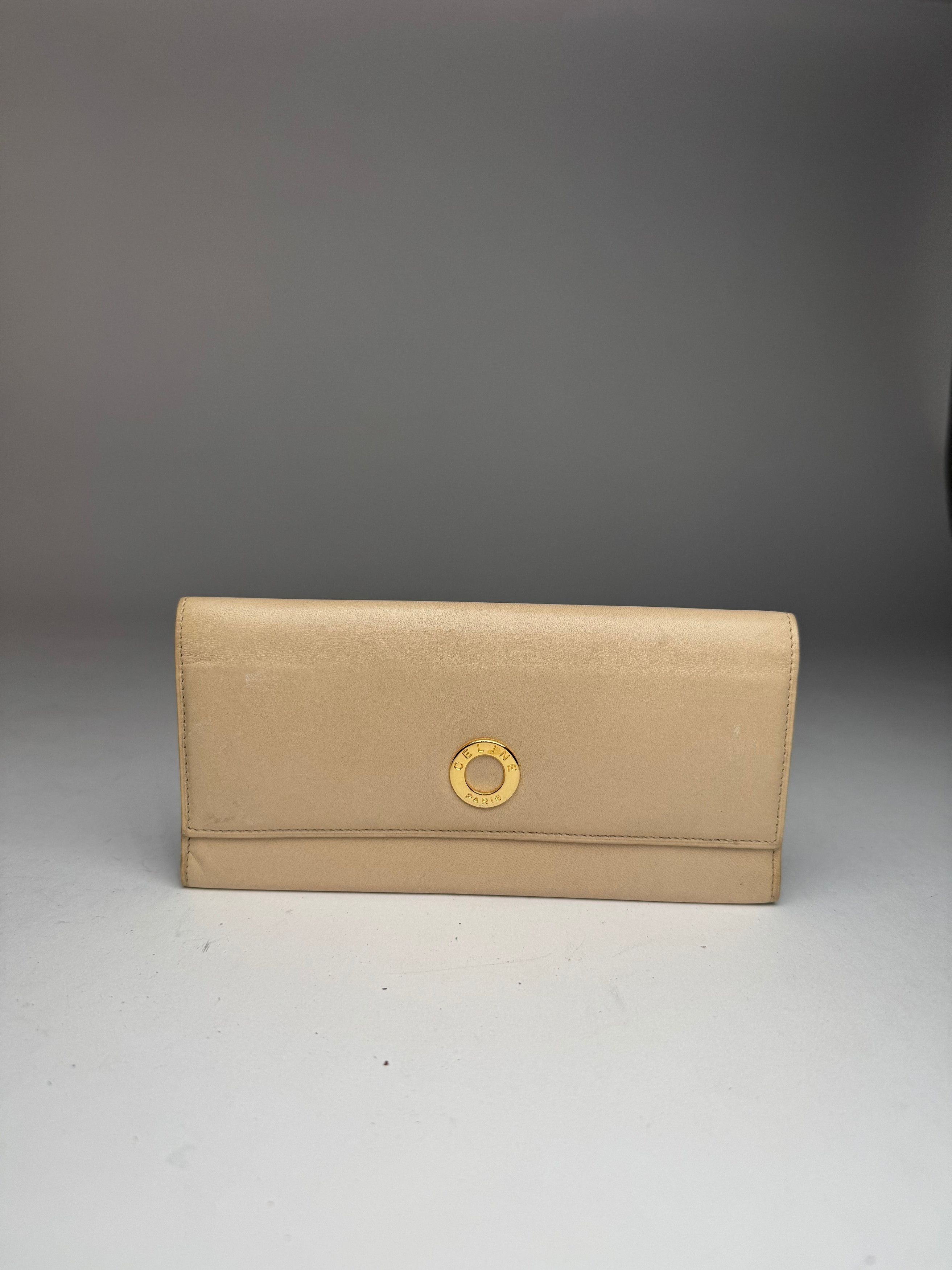 Celine Vintage Paris Leather wallet white Size ONE SIZE - 8 Thumbnail