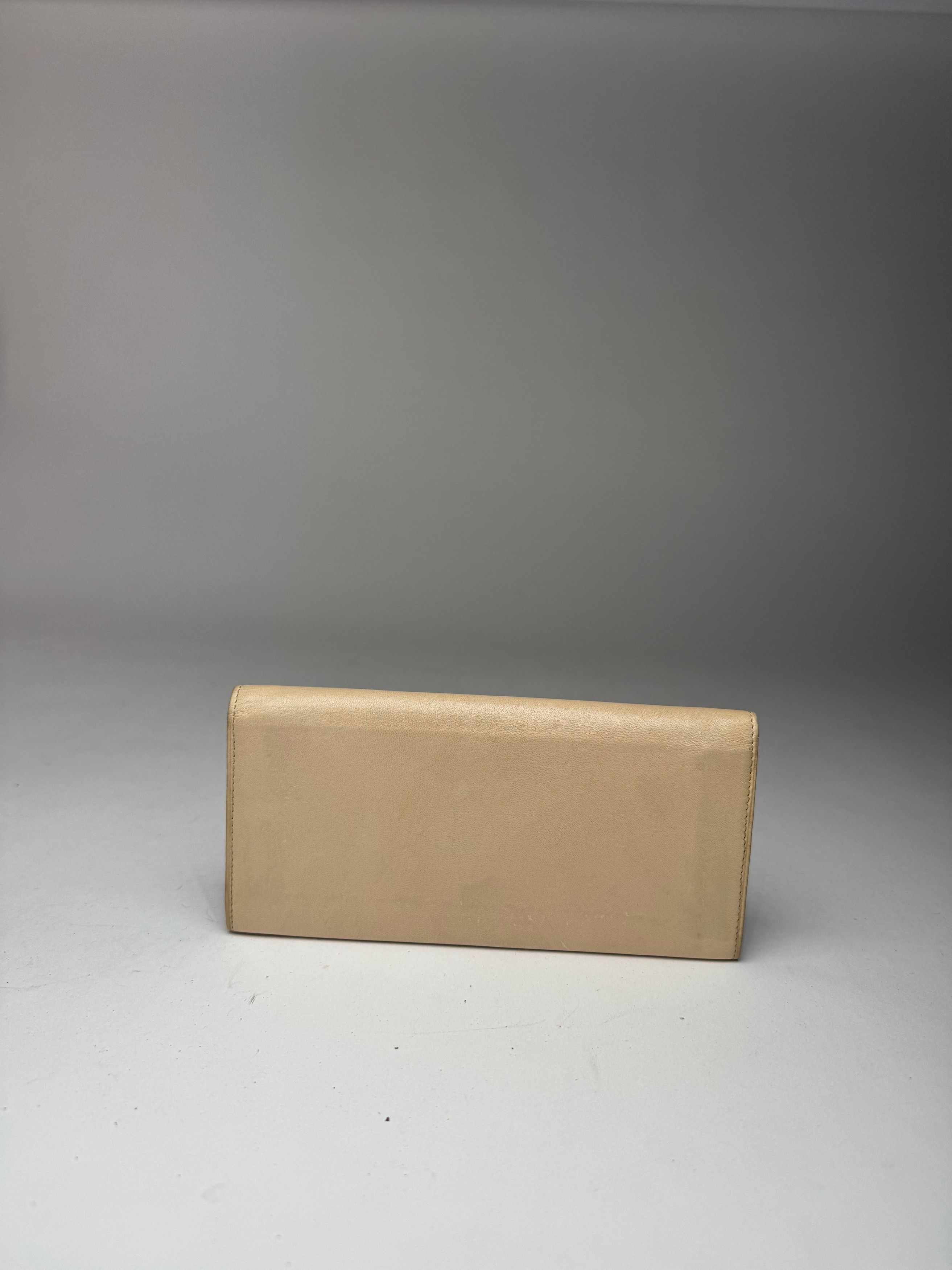 Celine Vintage Paris Leather wallet white Size ONE SIZE - 2 Thumbnail