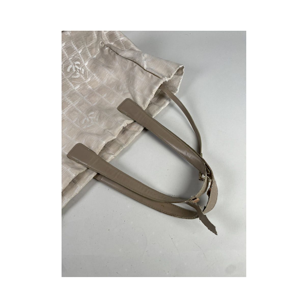 Chanel Beige Polyester Handbag Size ONE SIZE - 2 Thumbnail