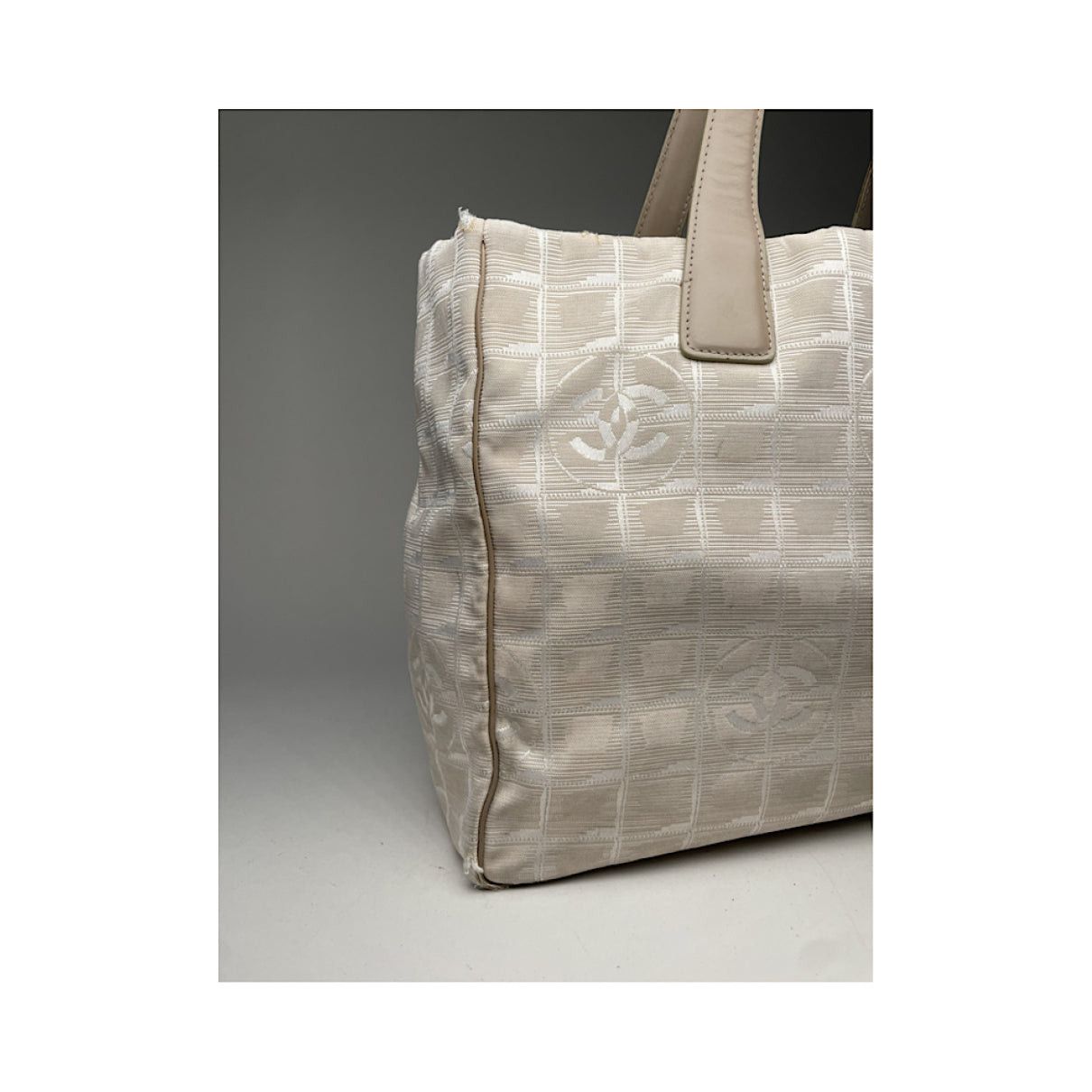 Chanel Beige Polyester Handbag Size ONE SIZE - 5 Thumbnail